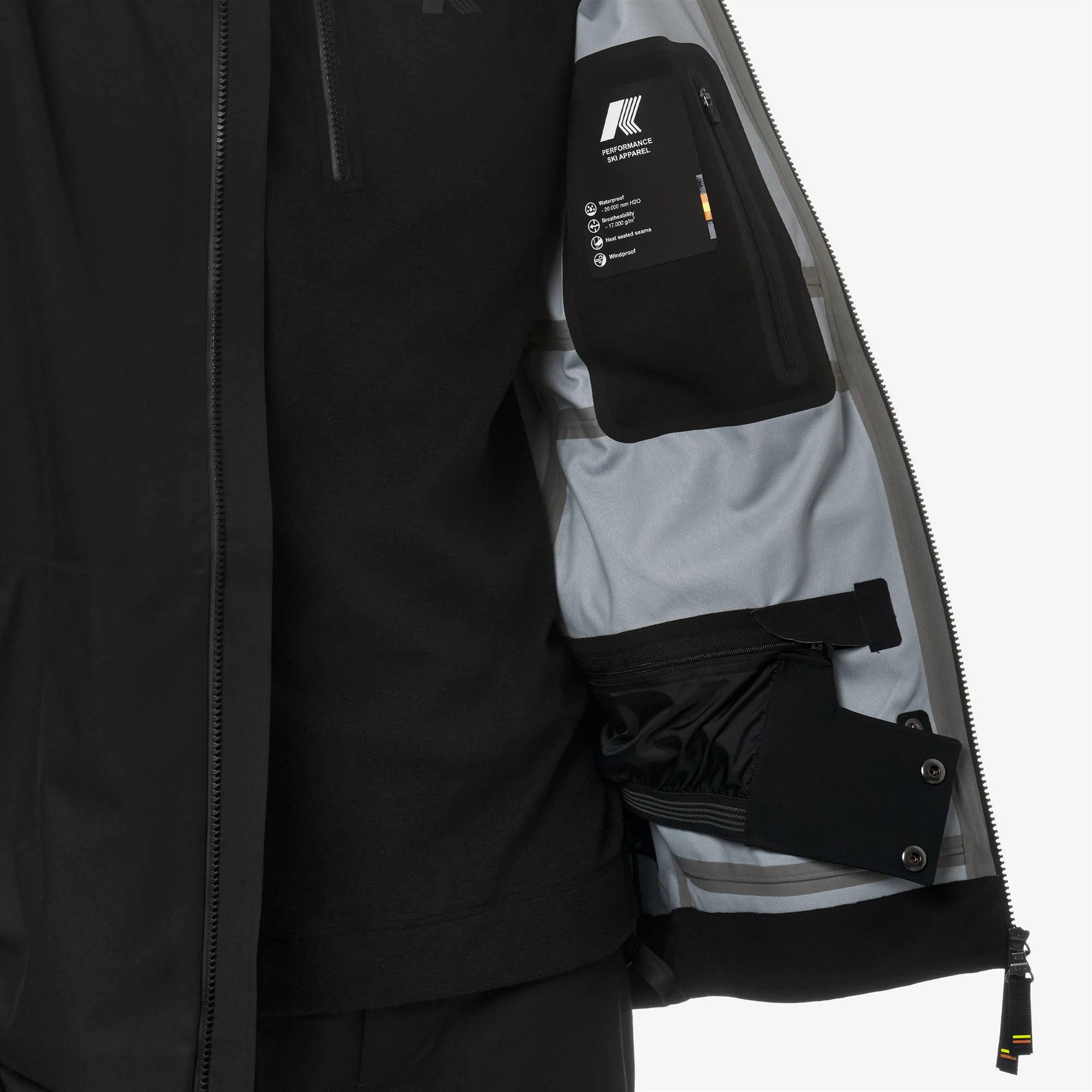 BOZEL 3 LAYERS - SHELL JACKET - Jackets - Mid - Man - BLACK PURE - Image 3