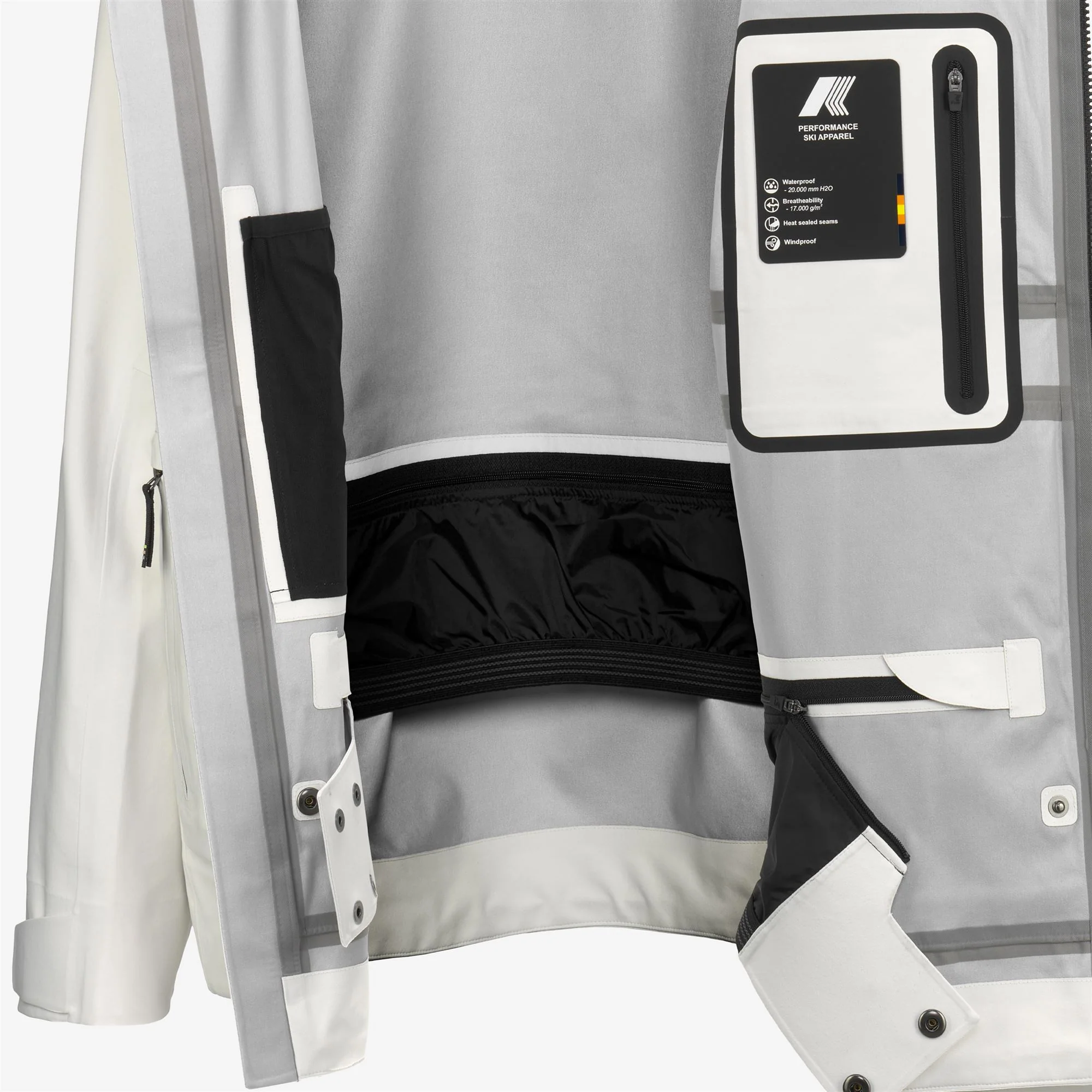 BOZEL 3 LAYERS - SHELL JACKET - Jackets - Mid - Man - WHITE GARDENIA - Image 2