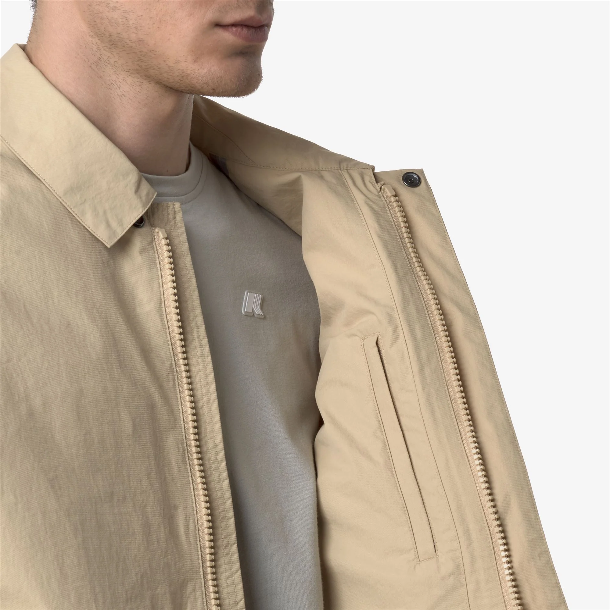 BROEN COTTON NYLON - Jackets - Short - Man - BEIGE ROPE - Image 2
