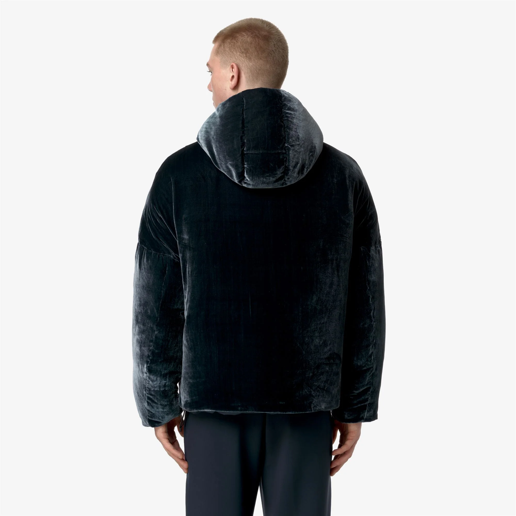 CLAUDER VELVET THERMO REVERSIBLE - Jackets - Short - Man - BLACK ASH - Image 6