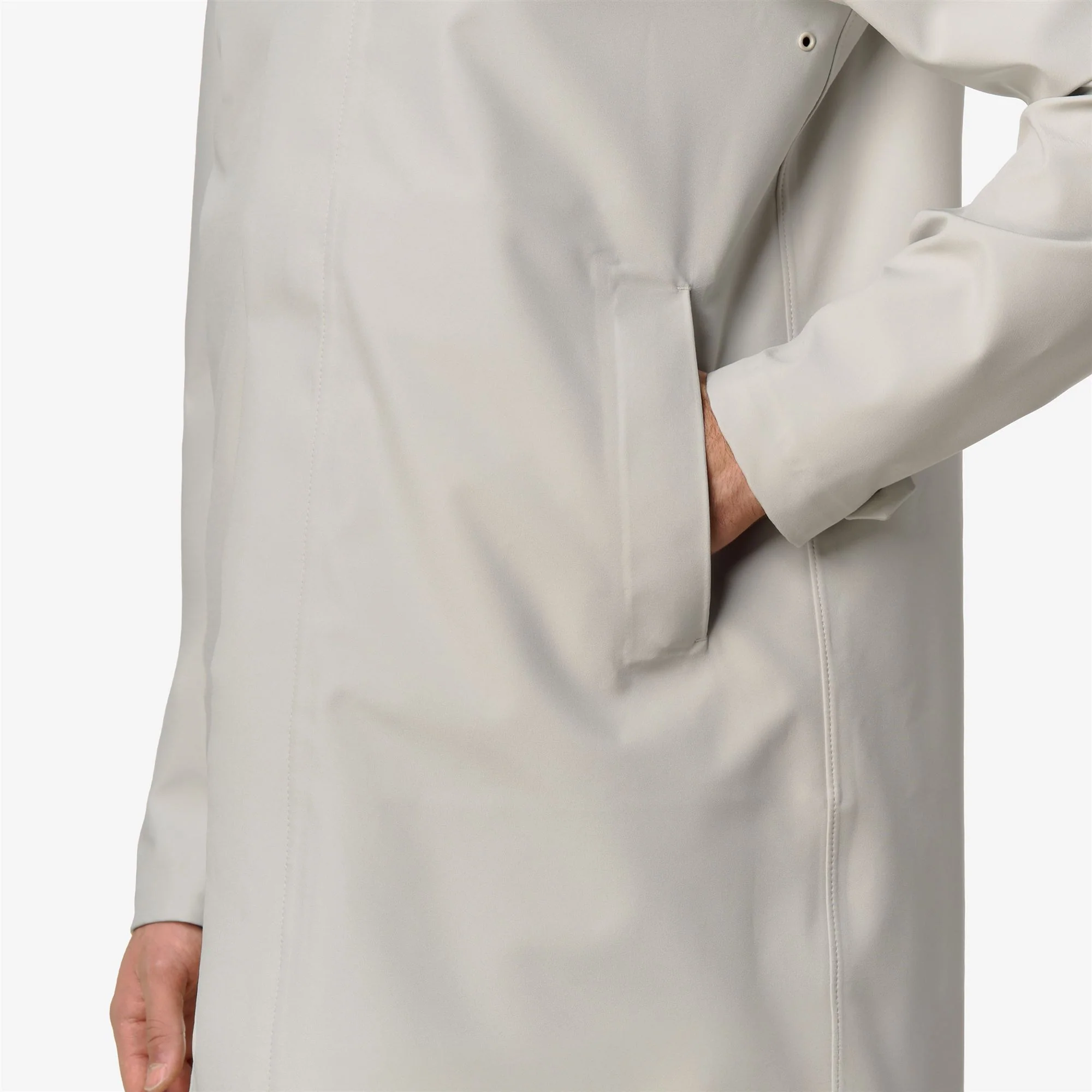 DUKE BONDED JERSEY - Jackets - 3/4 LENGTH - Man - BEIGE LT - Image 2