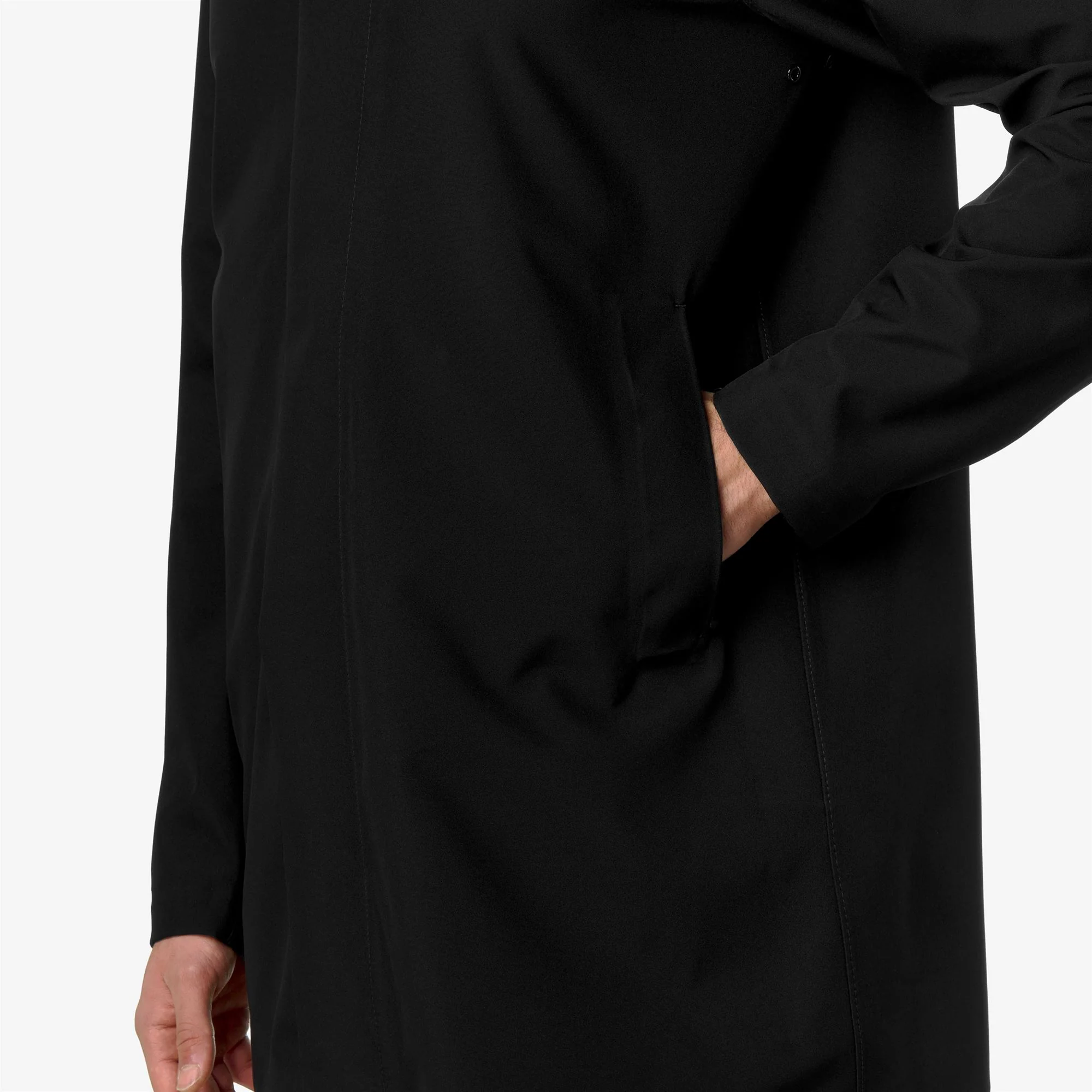 DUKE BONDED JERSEY - Jackets - 3/4 LENGTH - Man - BLACK PURE - Image 3
