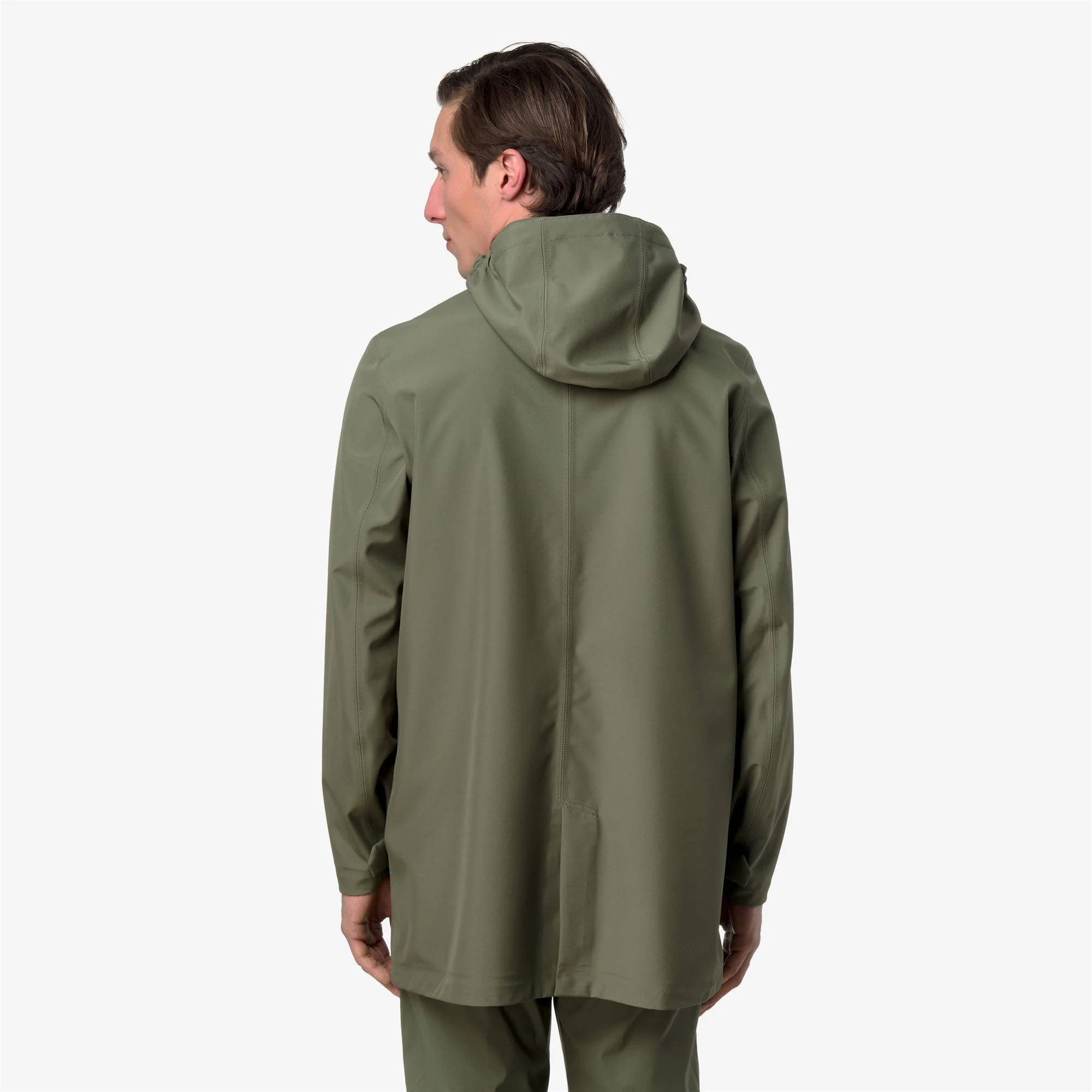 DUKE BONDED JERSEY - Jackets - 3/4 LENGTH - Man - GREEN LICHEN - Image 6