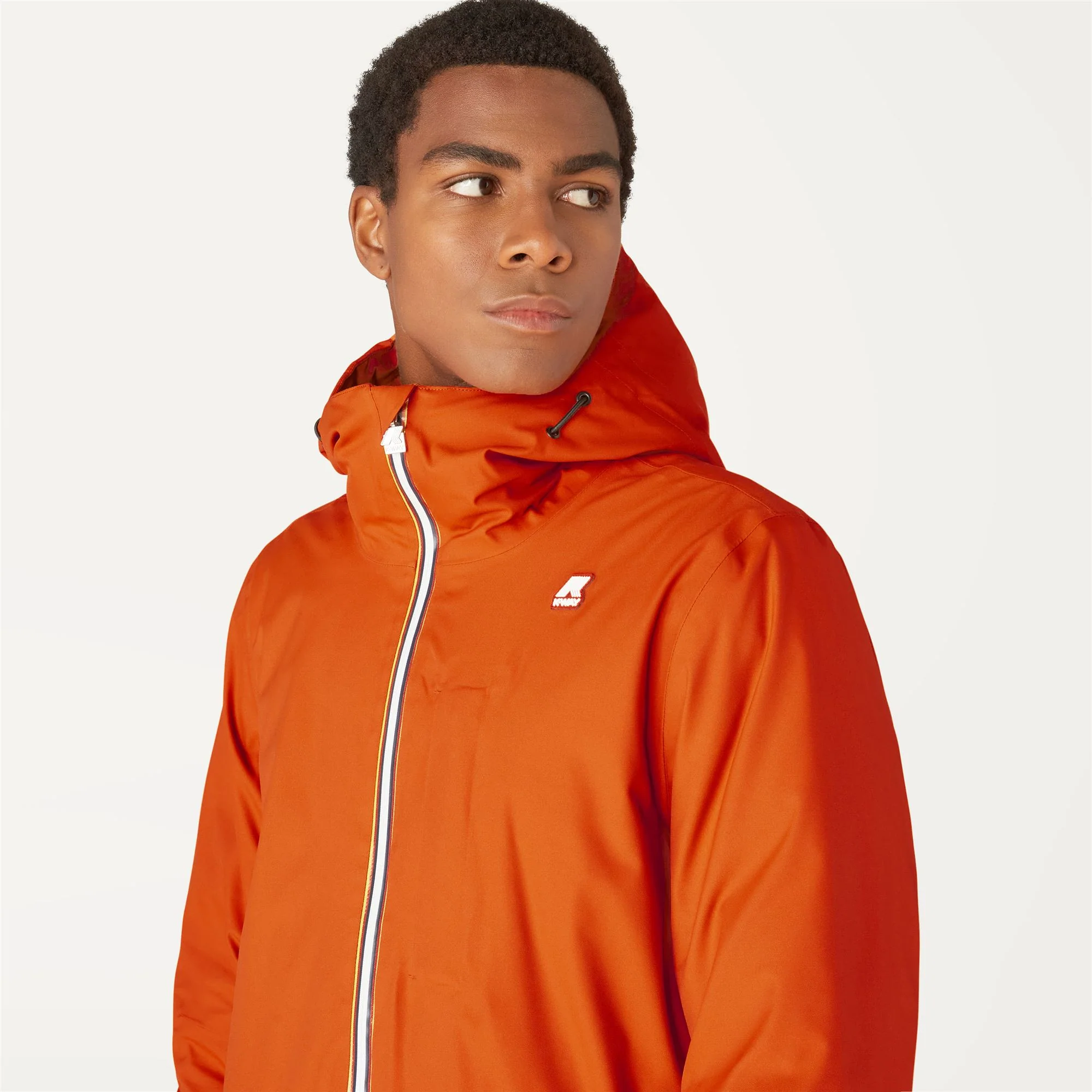 Edward Micro Twill - Jackets - Mid - Man - ORANGE RUST-BLUE MEDIEVAL - Image 2