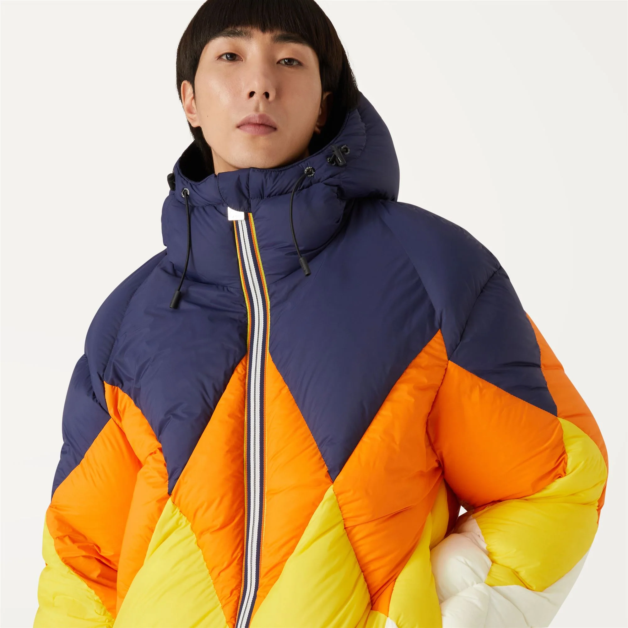 ELOI REVERSIBLE WOOL RHOMBUS - Jackets - Short - Man - BLUE MARINE-K-WAY RHOMBUS - Image 3