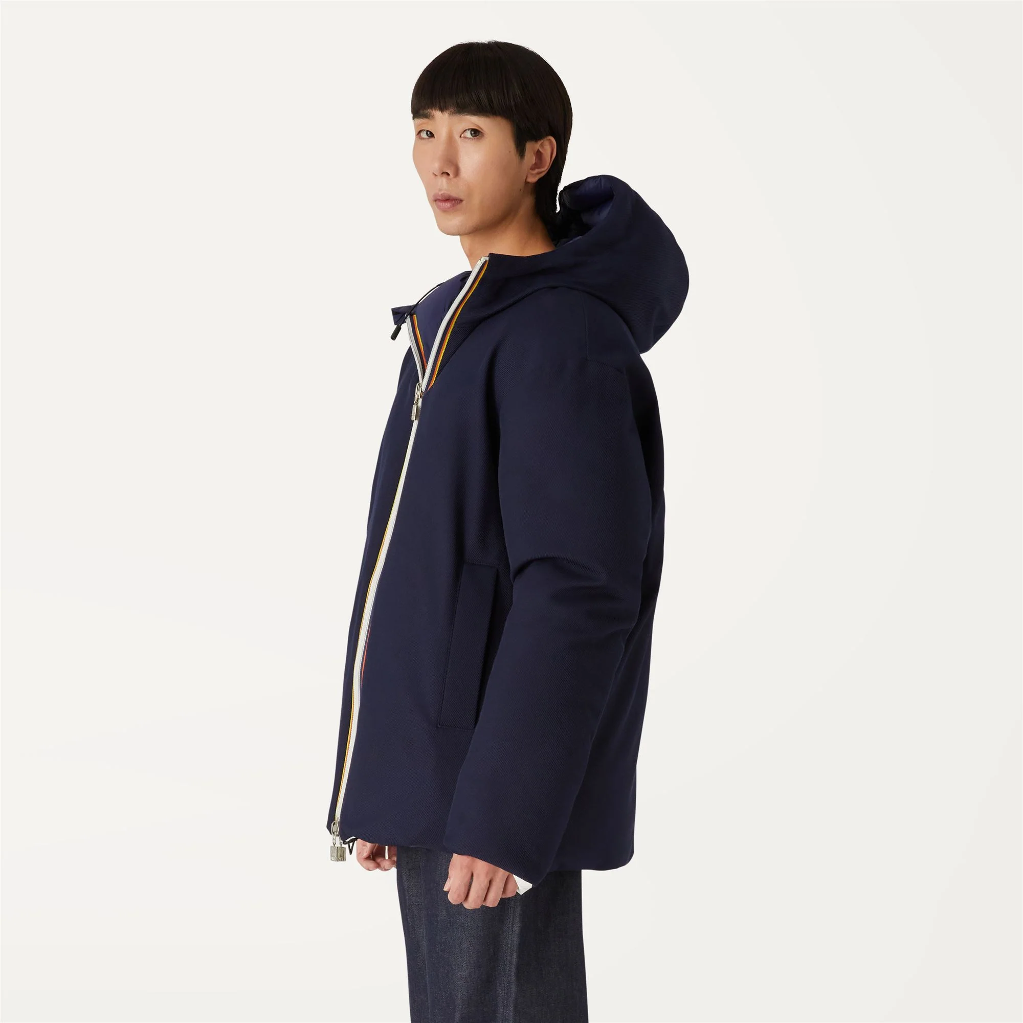 ELOI REVERSIBLE WOOL RHOMBUS - Jackets - Short - Man - BLUE MARINE-K-WAY RHOMBUS - Image 5