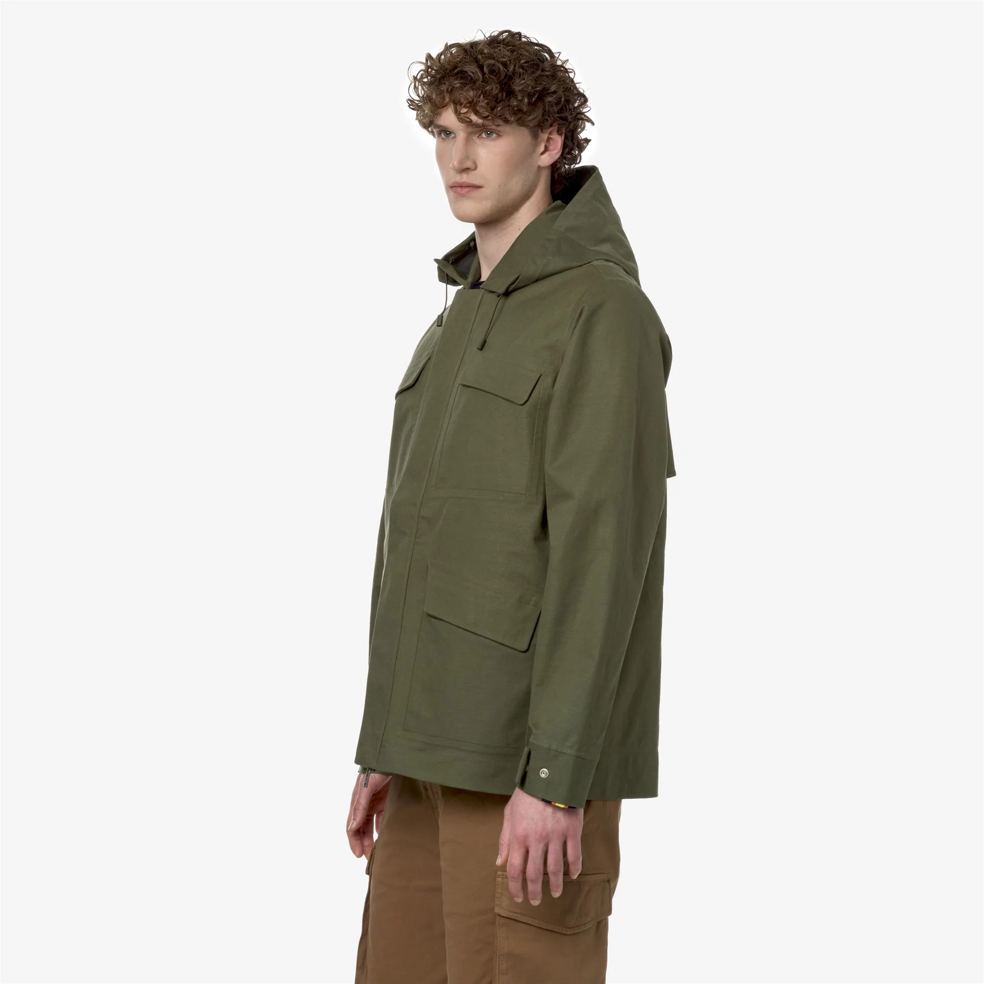 ERHAL LINEN BLEND 2L - Jackets - Mid - Man - GREEN CYPRESS-SILVER - Image 4