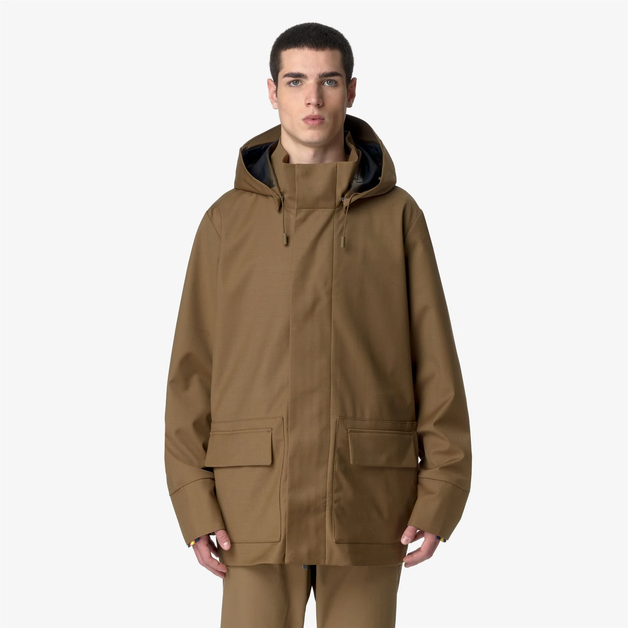 ERHAL TECH WOOL BLEND - Jackets - Mid - Man - BROWN CORDA-BLUE DEPTH - Image 3