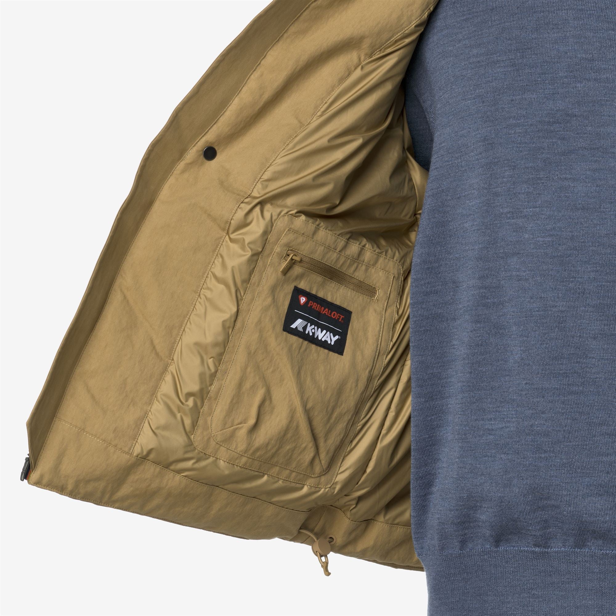 GUILLERMO COTTON FEEL - Jackets - Short - Man - BEIGE SEED COMBO - Image 3