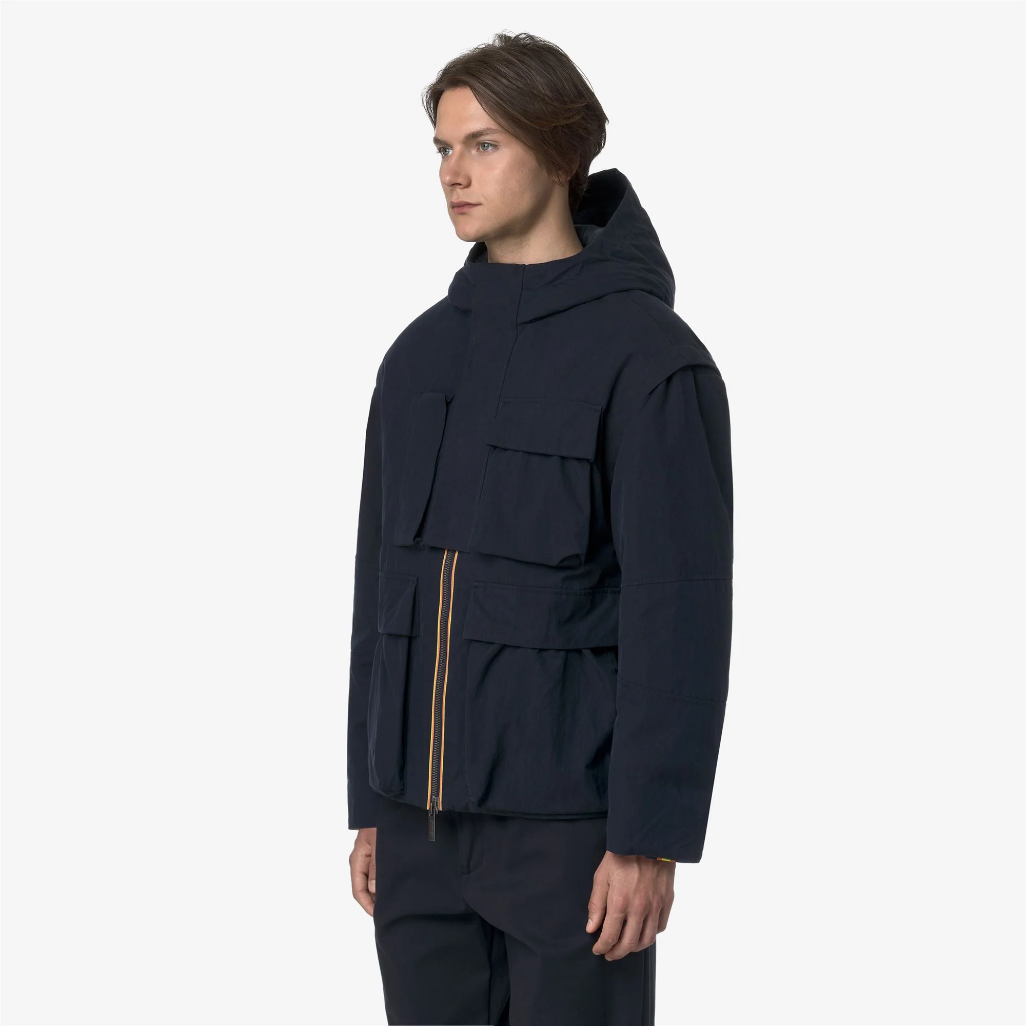 GUILLERMO COTTON FEEL - Jackets - Short - Man - BLUE DEPTH COMBO - Image 5