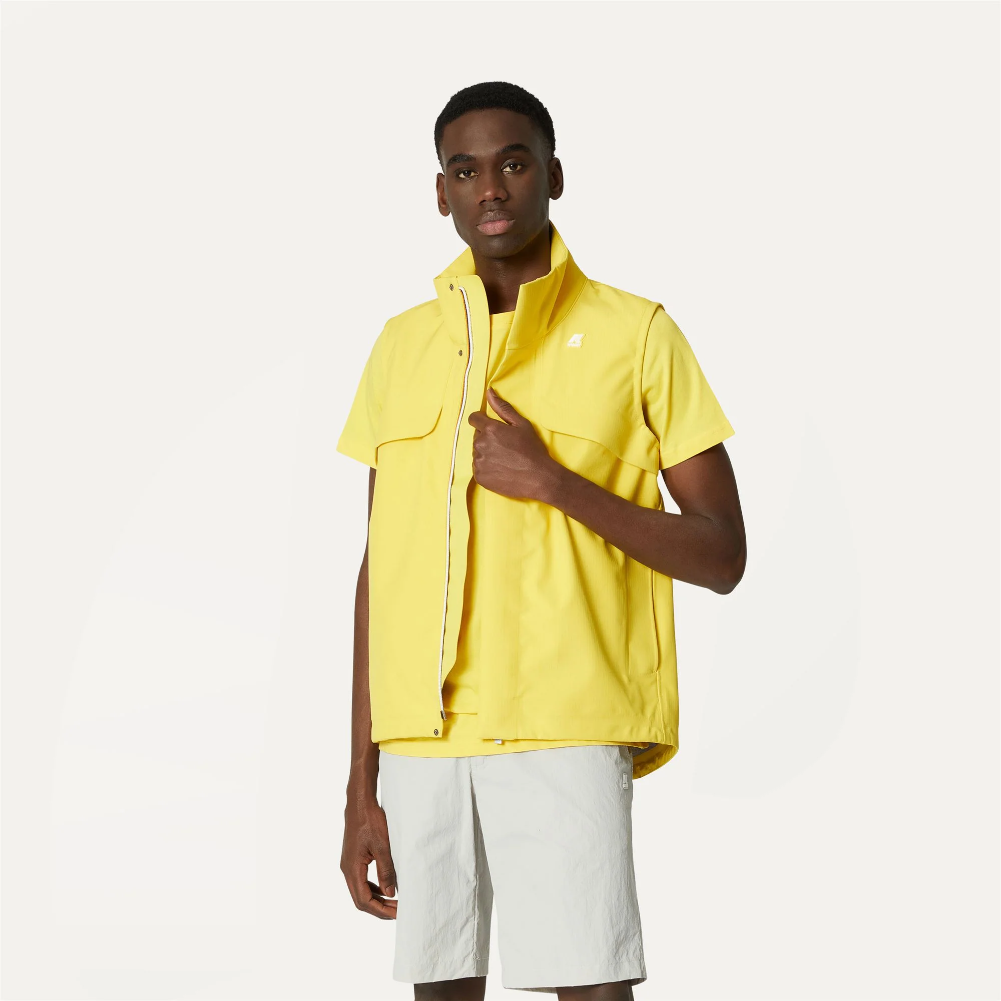 HARISEL BONDED RIPSTOP JERSEY - Jackets - Vest - Man - YELLOW SUNSTRUCK - Image 3