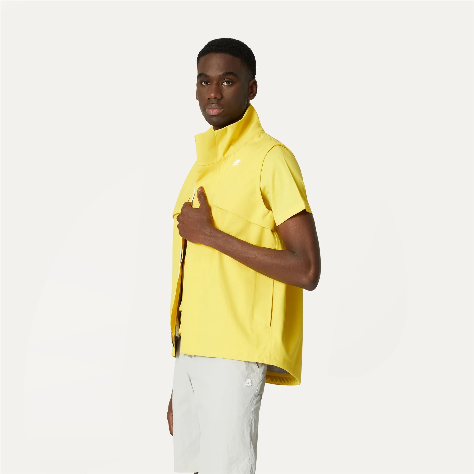 HARISEL BONDED RIPSTOP JERSEY - Jackets - Vest - Man - YELLOW SUNSTRUCK - Image 4