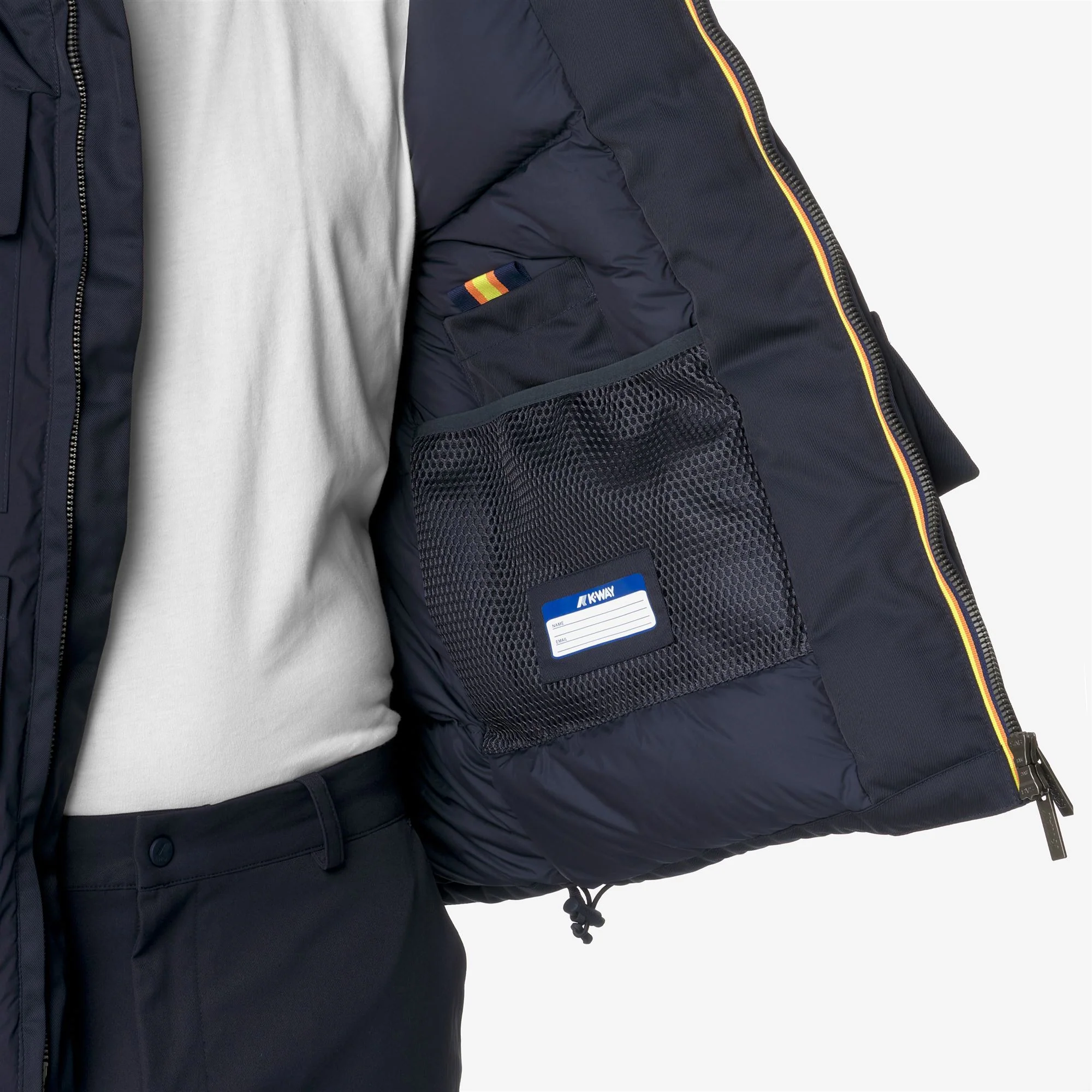HODIN FABRIC MIX - Jackets - Short - Man - BLUE DEPTH - Image 2