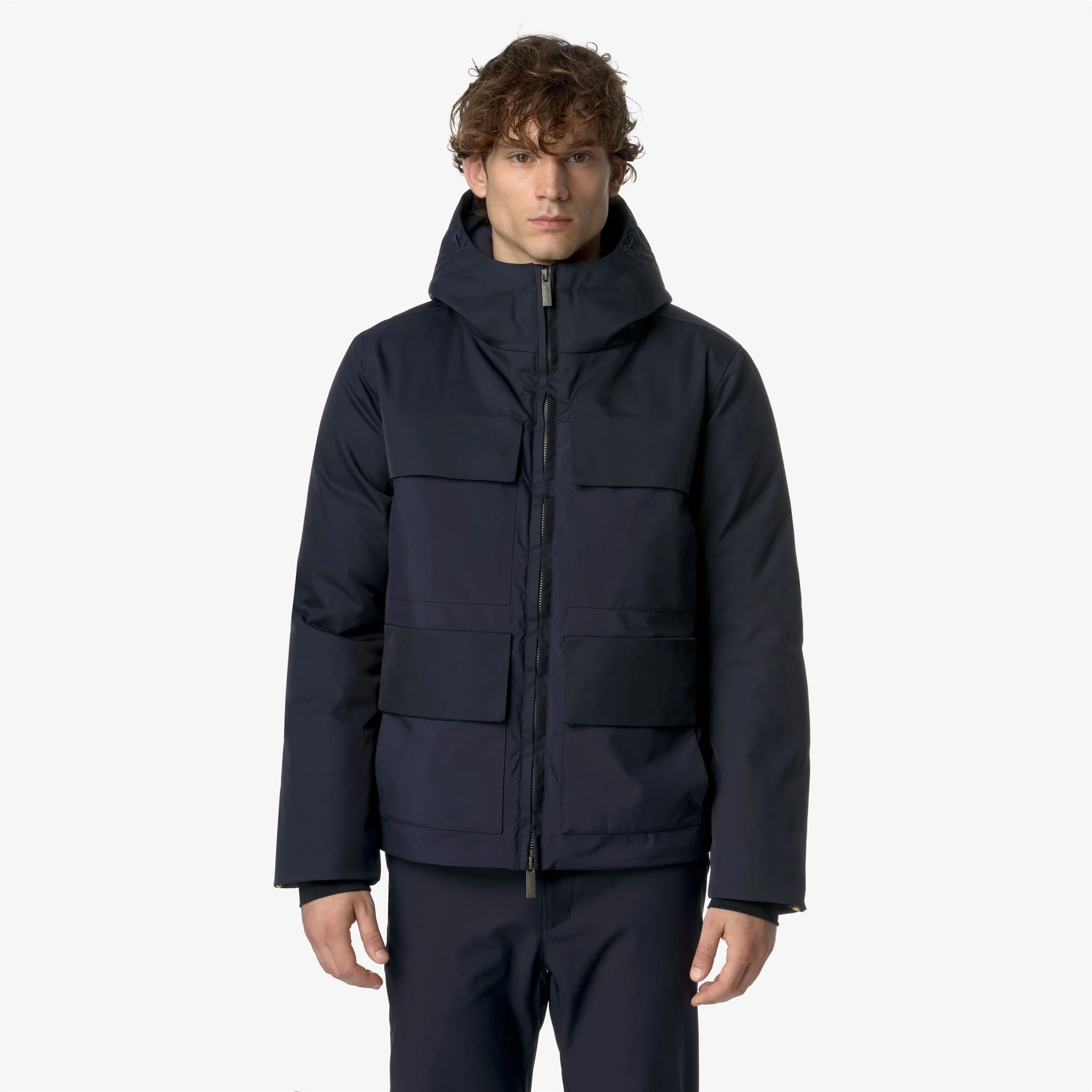 HODIN FABRIC MIX - Jackets - Short - Man - BLUE DEPTH - Image 3