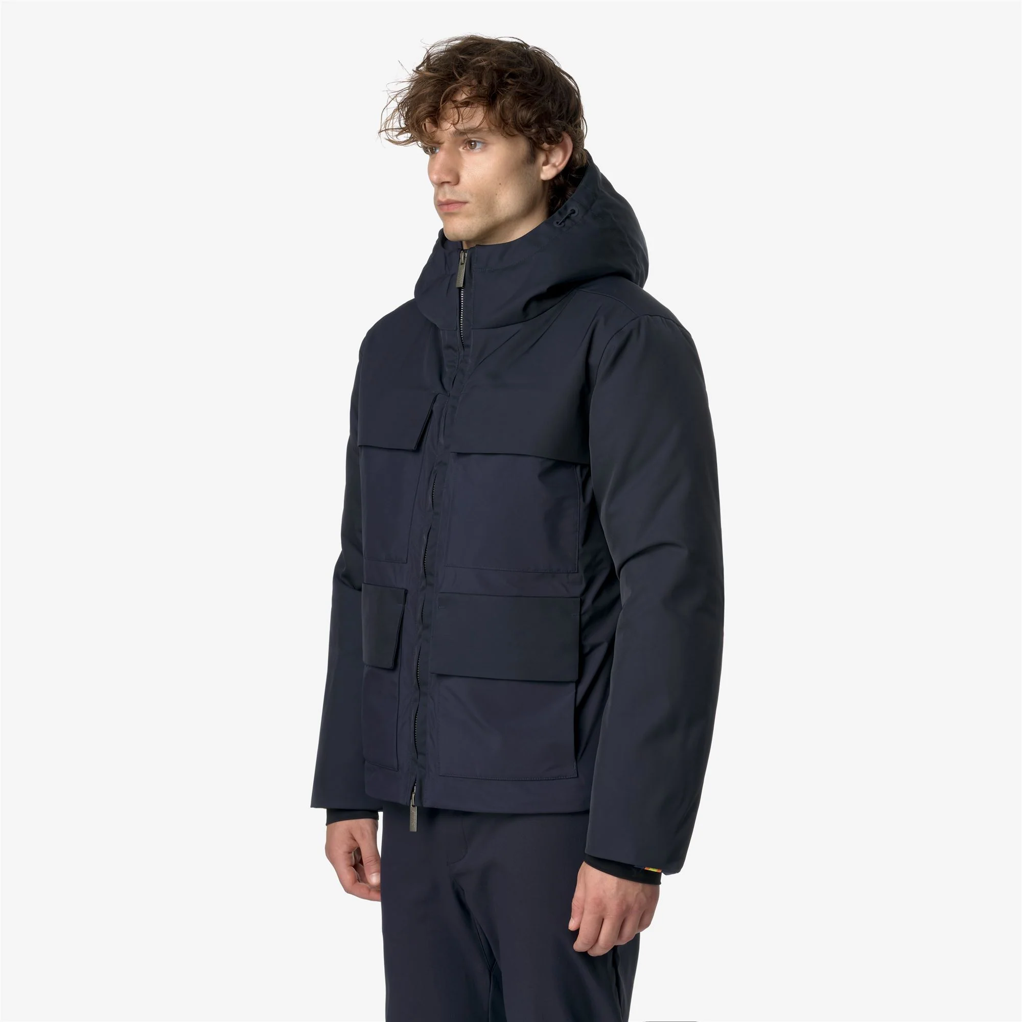 HODIN FABRIC MIX - Jackets - Short - Man - BLUE DEPTH - Image 4