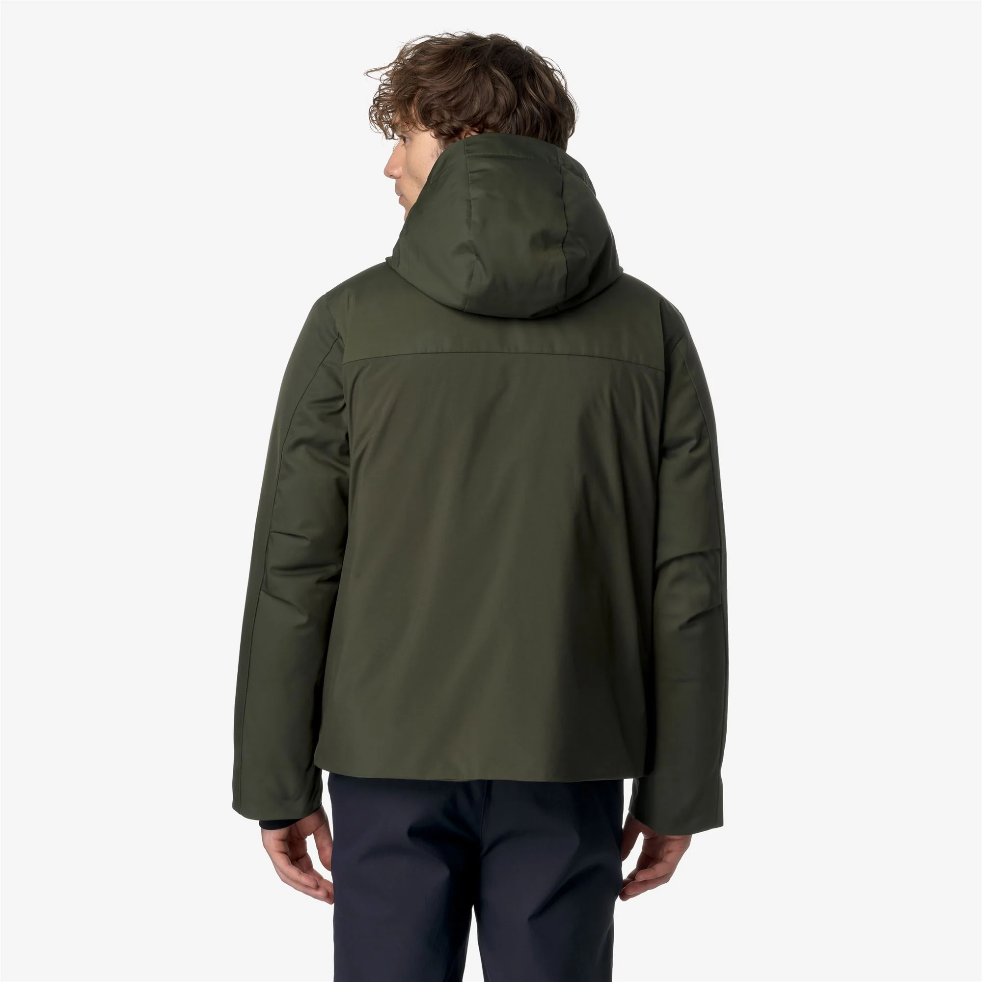 HODIN FABRIC MIX - Jackets - Short - Man - GREEN BLACKISH - Image 5