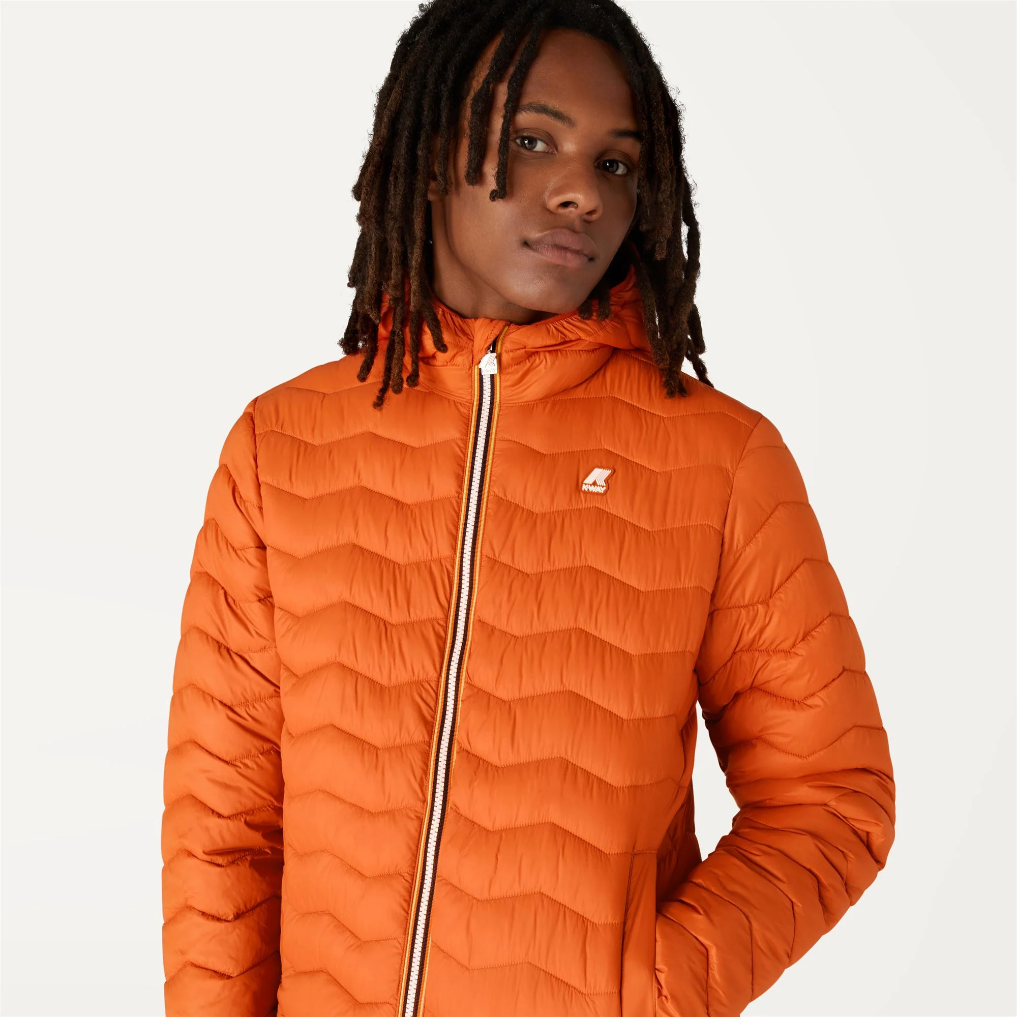 JACK QUILTED WARM - Jackets - Short - Man - ORANGE RUST - Image 2
