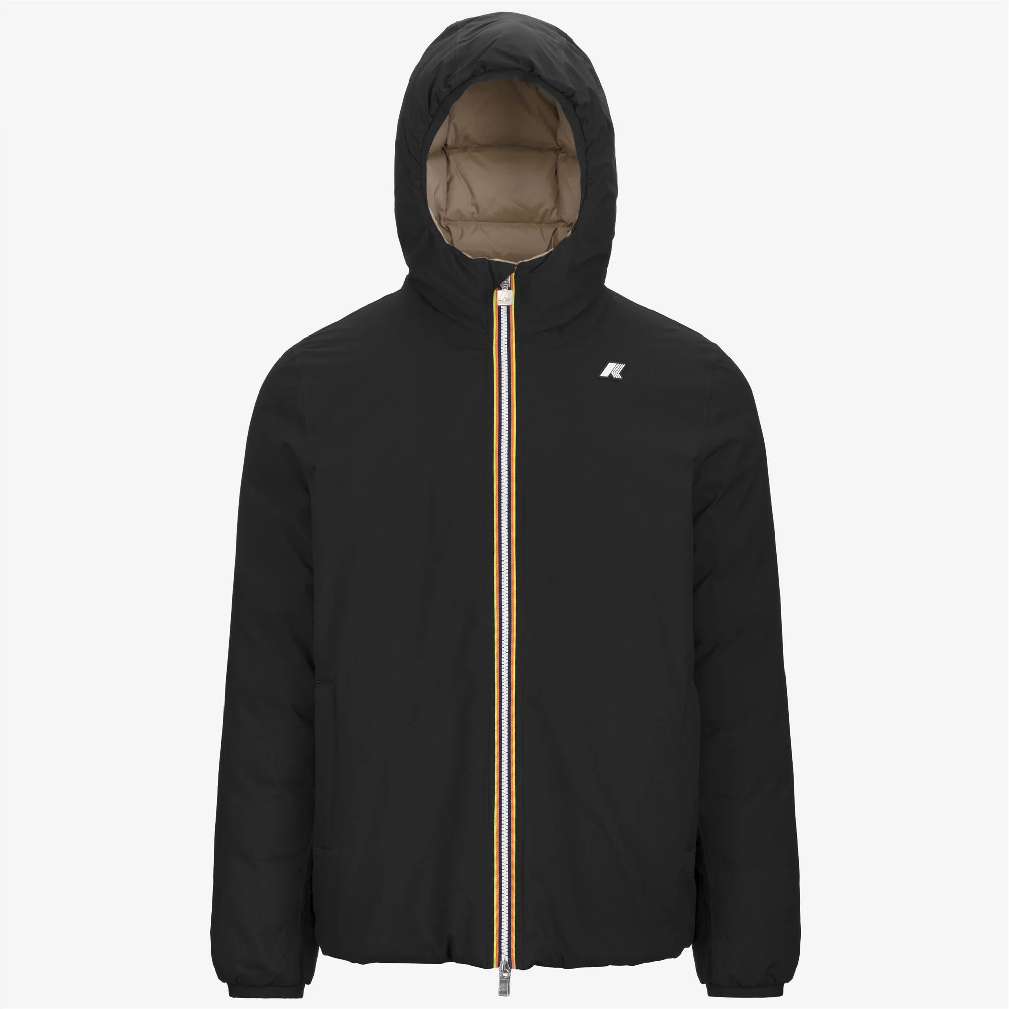 JACK ST THERMO REVERSIBLE - Jackets - Short - Man - BLACK P-BEIGE G