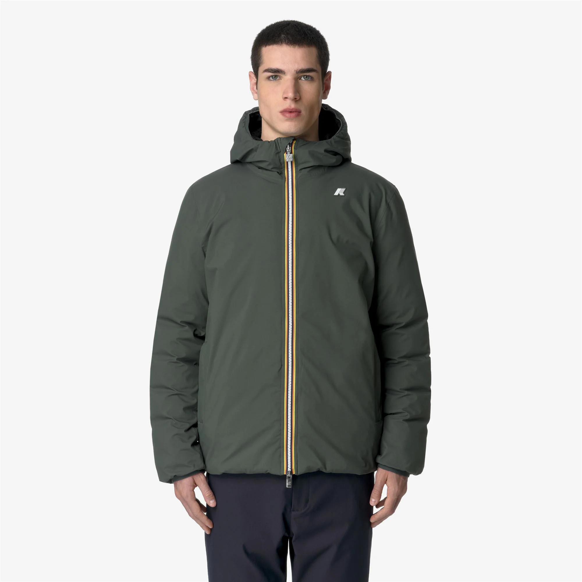 JACK ST THERMO REVERSIBLE - Jackets - Short - Man - GREEN BLACKISH-BLACK PURE - Image 4