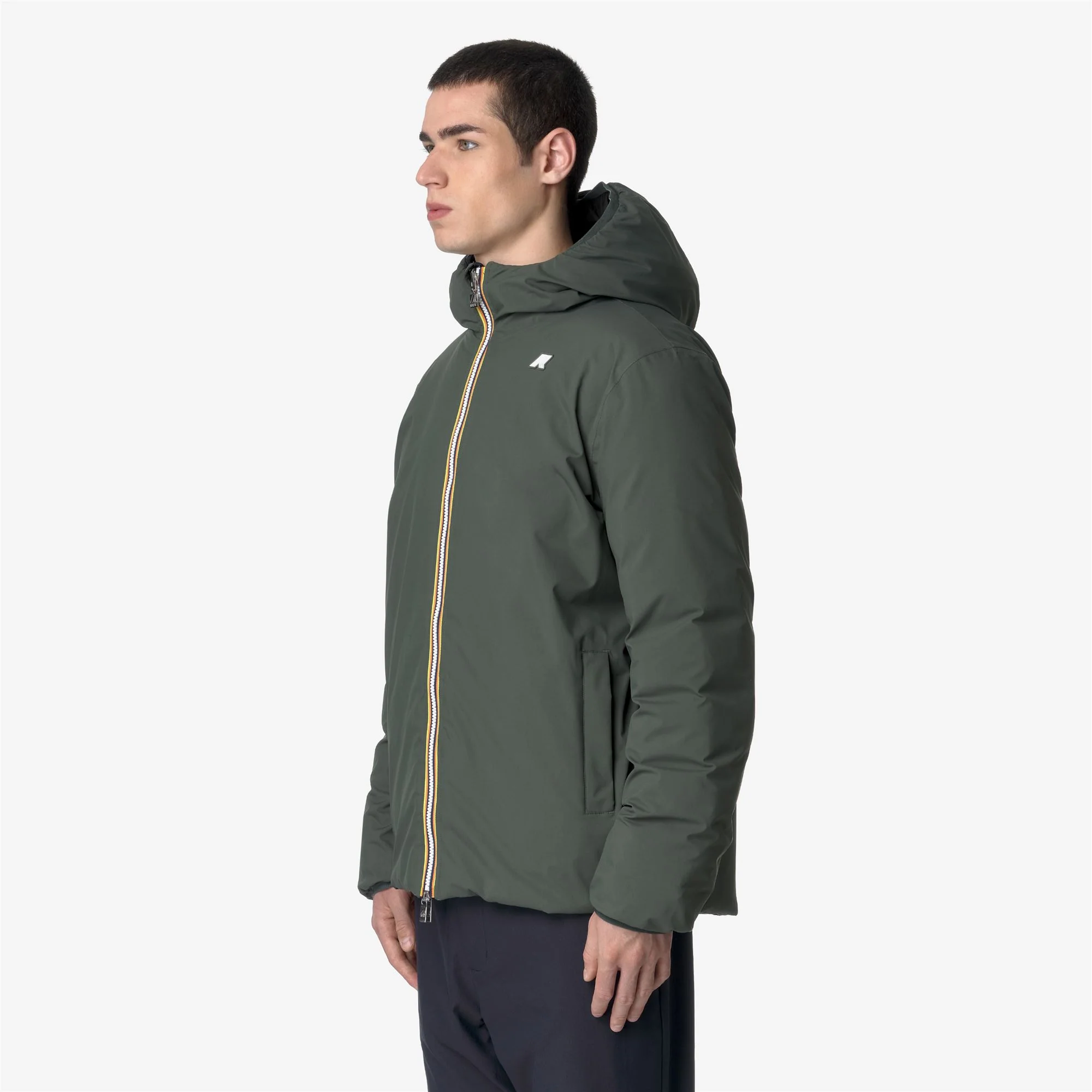 JACK ST THERMO REVERSIBLE - Jackets - Short - Man - GREEN BLACKISH-BLACK PURE - Image 5