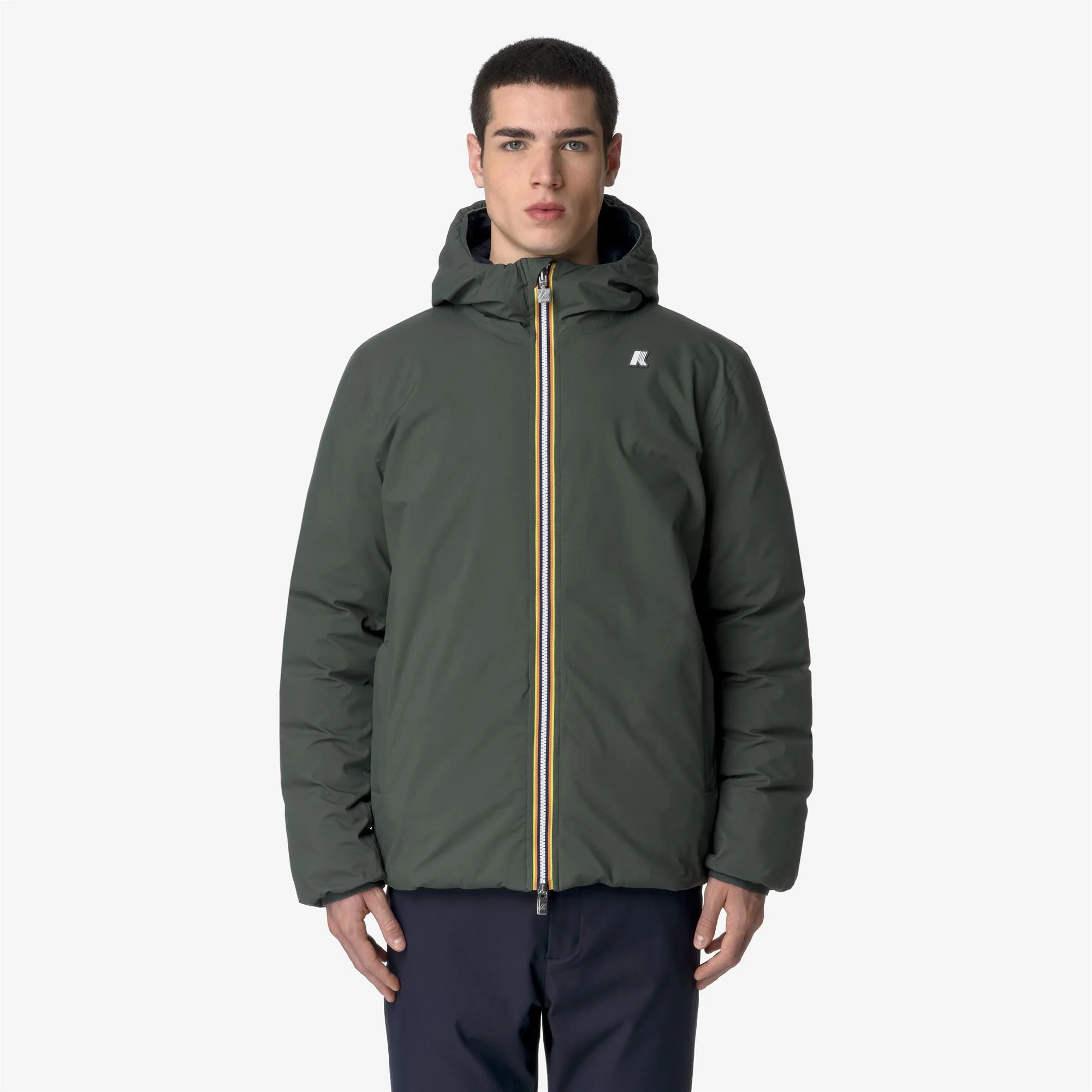 JACK ST THERMO REVERSIBLE - Jackets - Short - Man - GREEN BLACKISH-BLUE DEPTH - Image 4