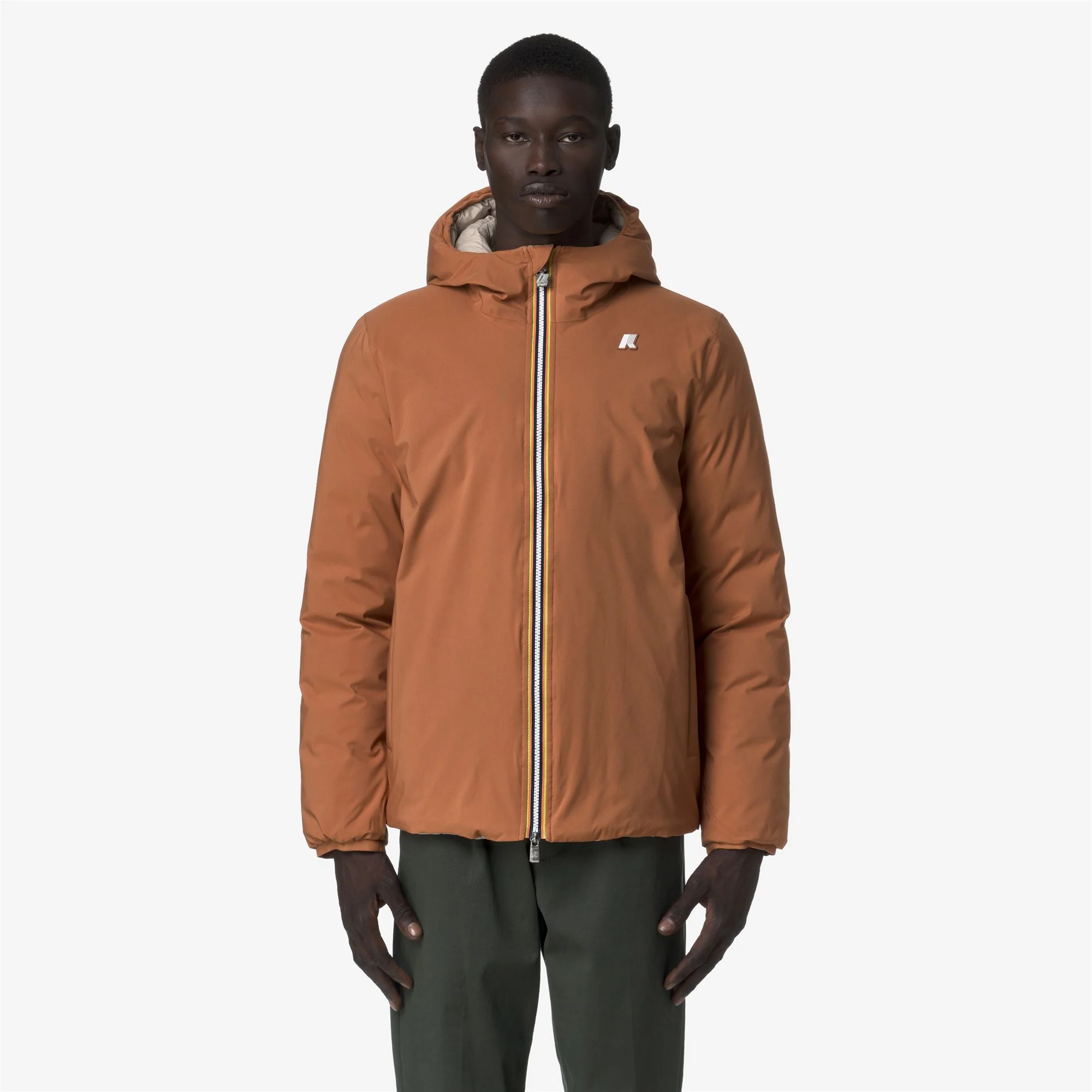 JACK ST THERMO REVERSIBLE - Jackets - Short - Man - ORANGE ADOBE-BEIGE CASHMERE - Image 4