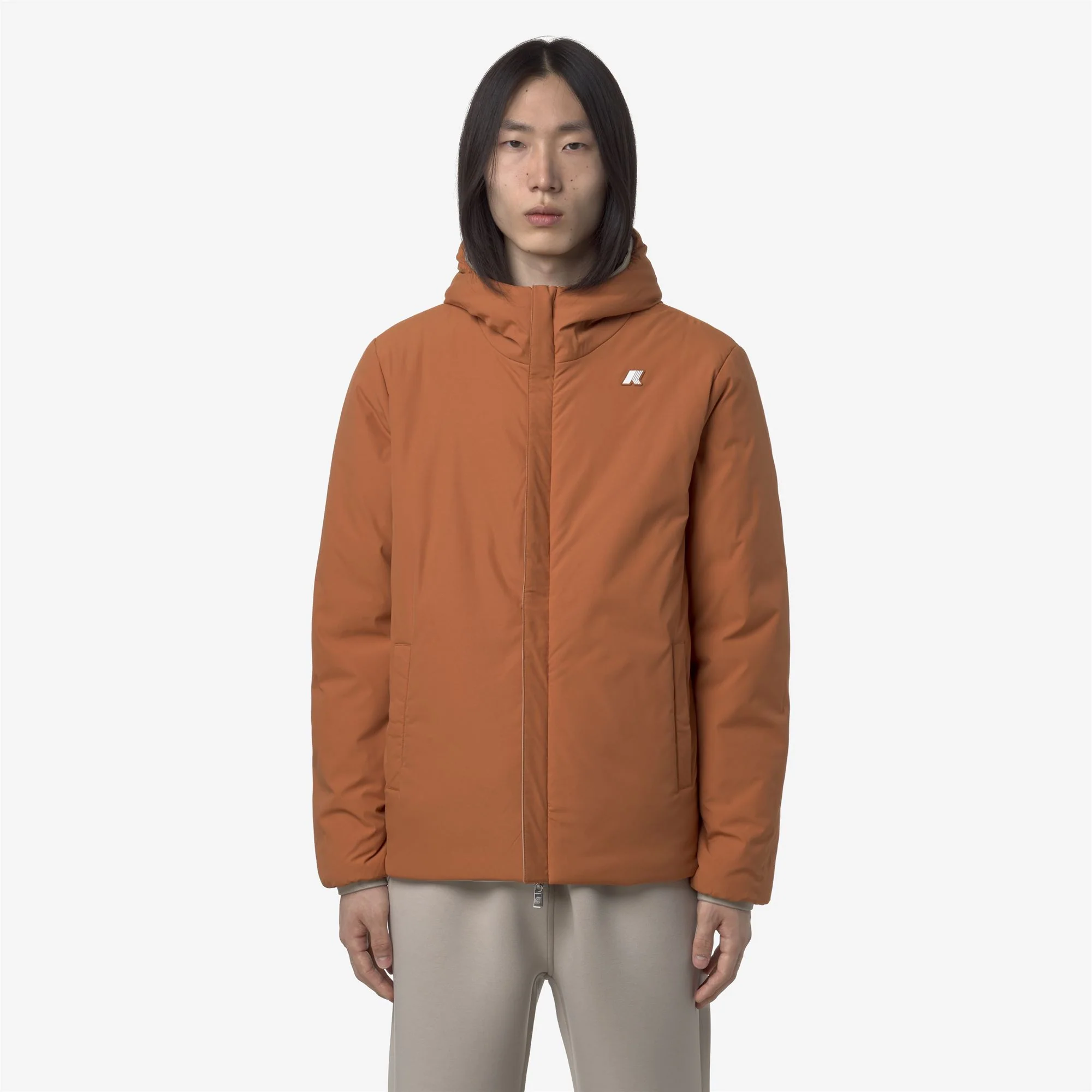 JACK ST WARM REVERSIBLE - Jackets - Short - Man - BEIGE CASHMERE-ORANGE ADOBE - Image 3