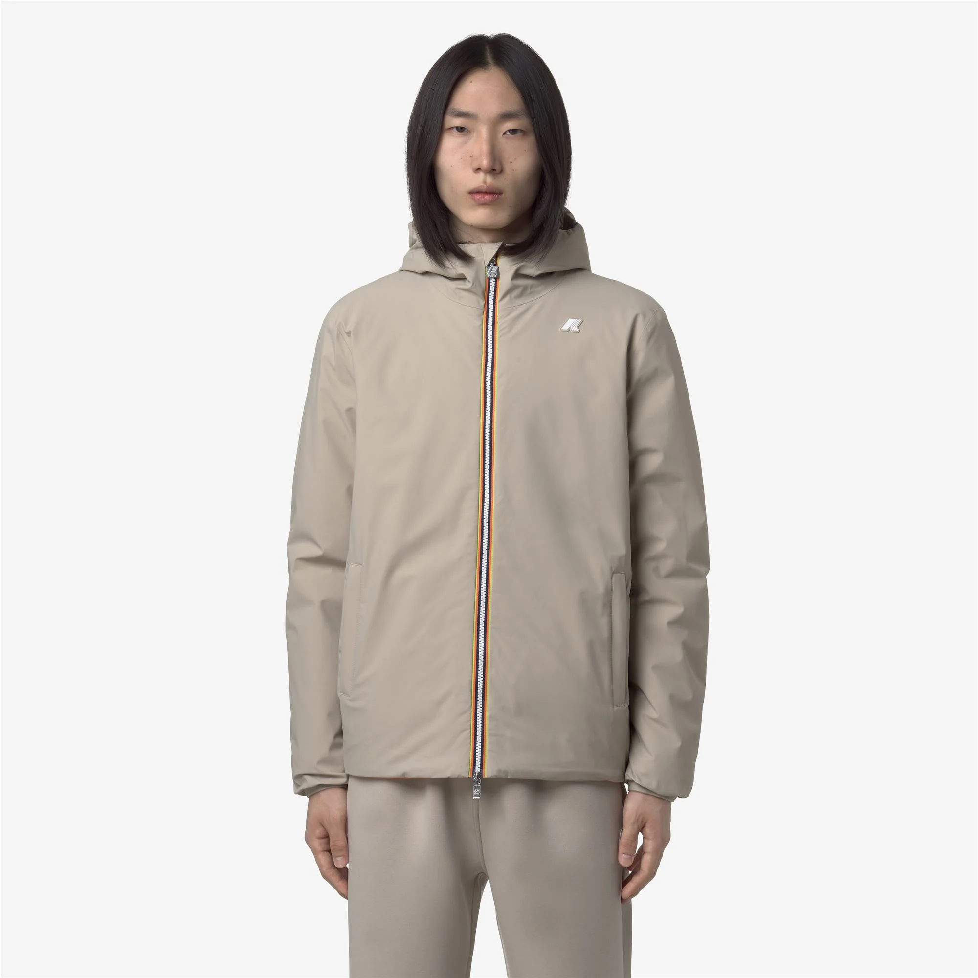 JACK ST WARM REVERSIBLE - Jackets - Short - Man - BEIGE CASHMERE-ORANGE ADOBE - Image 4