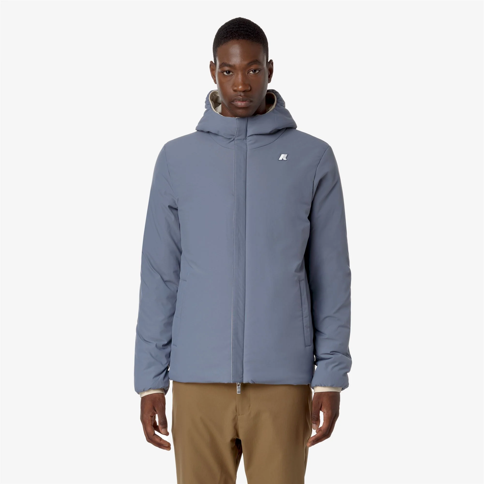 JACK ST WARM REVERSIBLE - Jackets - Short - Man - BEIGE G-GREY BL - Image 3