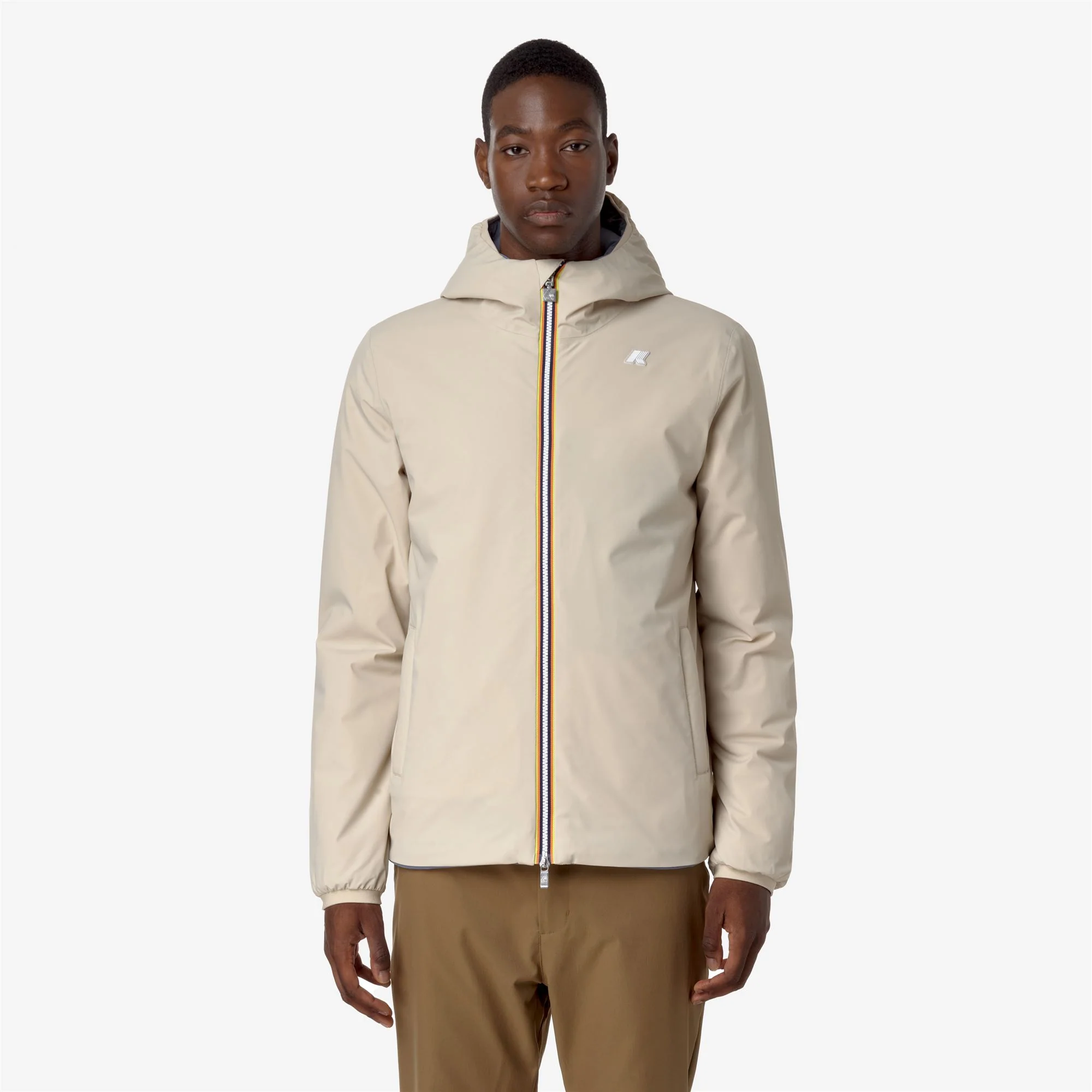 JACK ST WARM REVERSIBLE - Jackets - Short - Man - BEIGE G-GREY BL - Image 4
