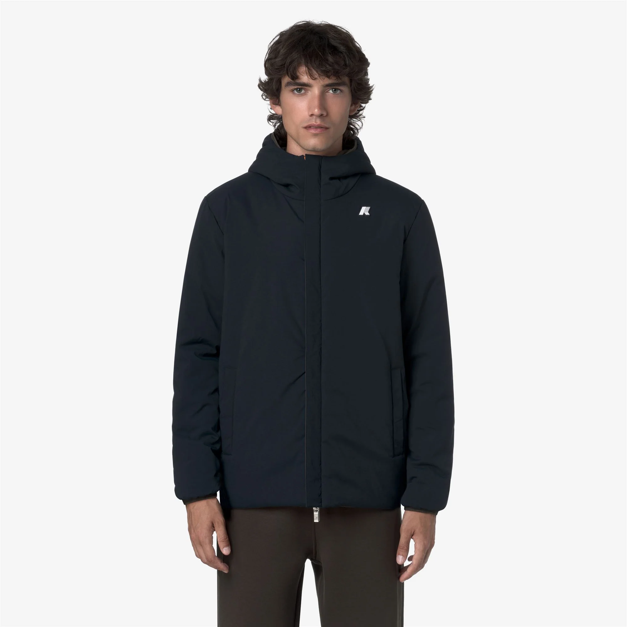 JACK ST WARM REVERSIBLE - Jackets - Short - Man - BLACK OLIVE-BLUE DEPTH - Image 3