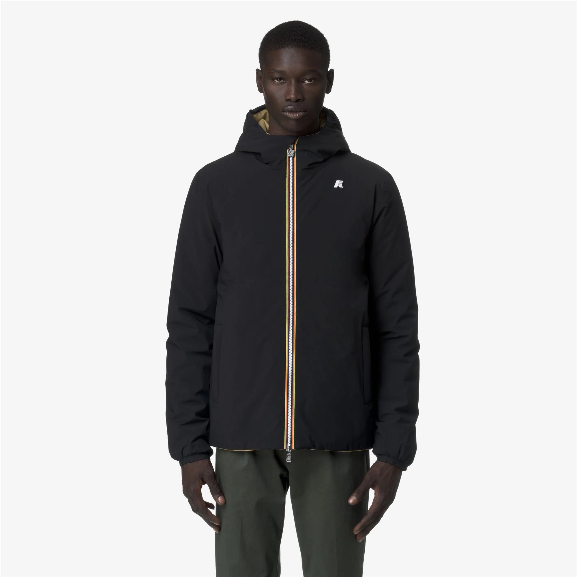 JACK ST WARM REVERSIBLE - Jackets - Short - Man - BLACK PURE-BEIGE SEED - Image 4