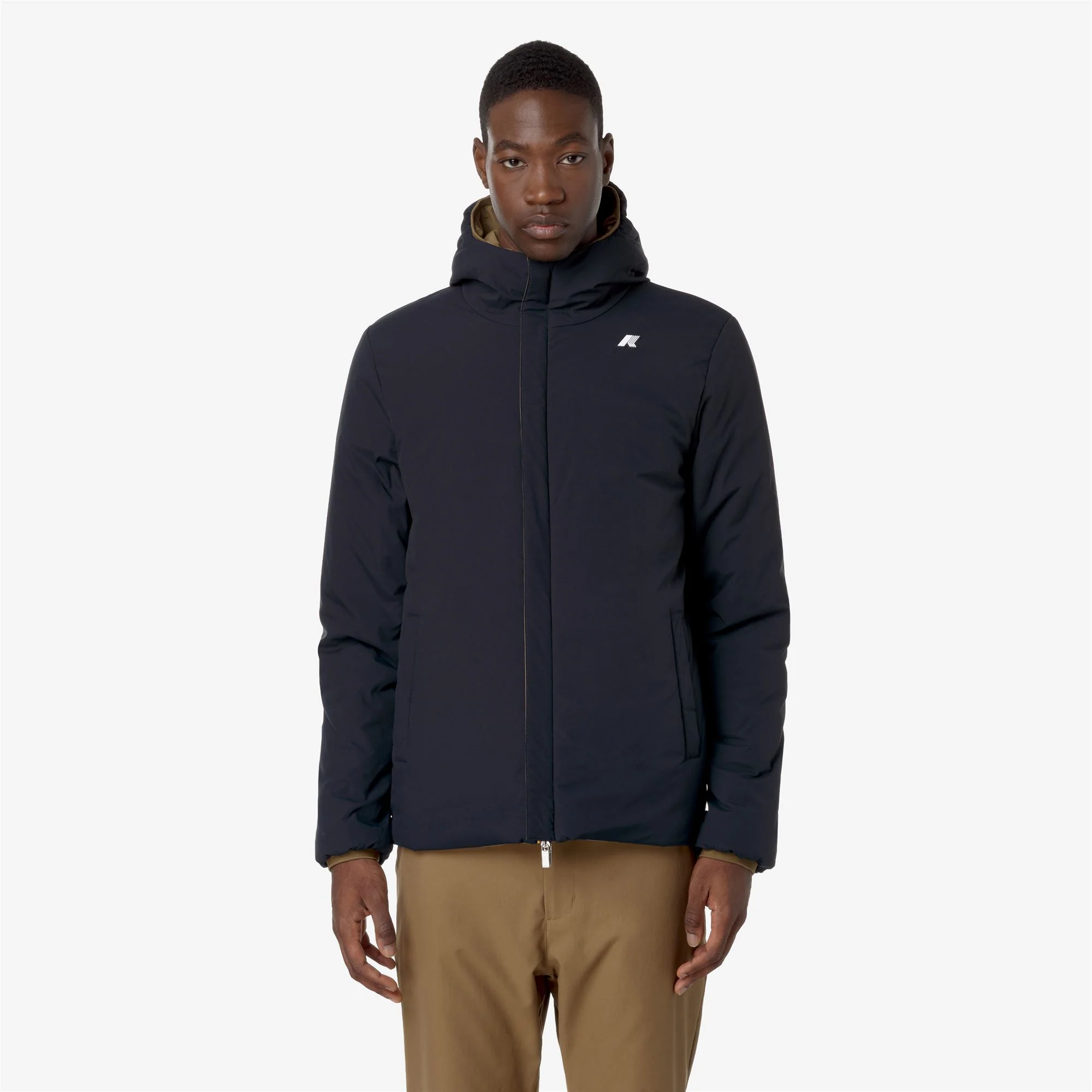 JACK ST WARM REVERSIBLE - Jackets - Short - Man - BROWN CORDA-BLUE DEPTH - Image 3