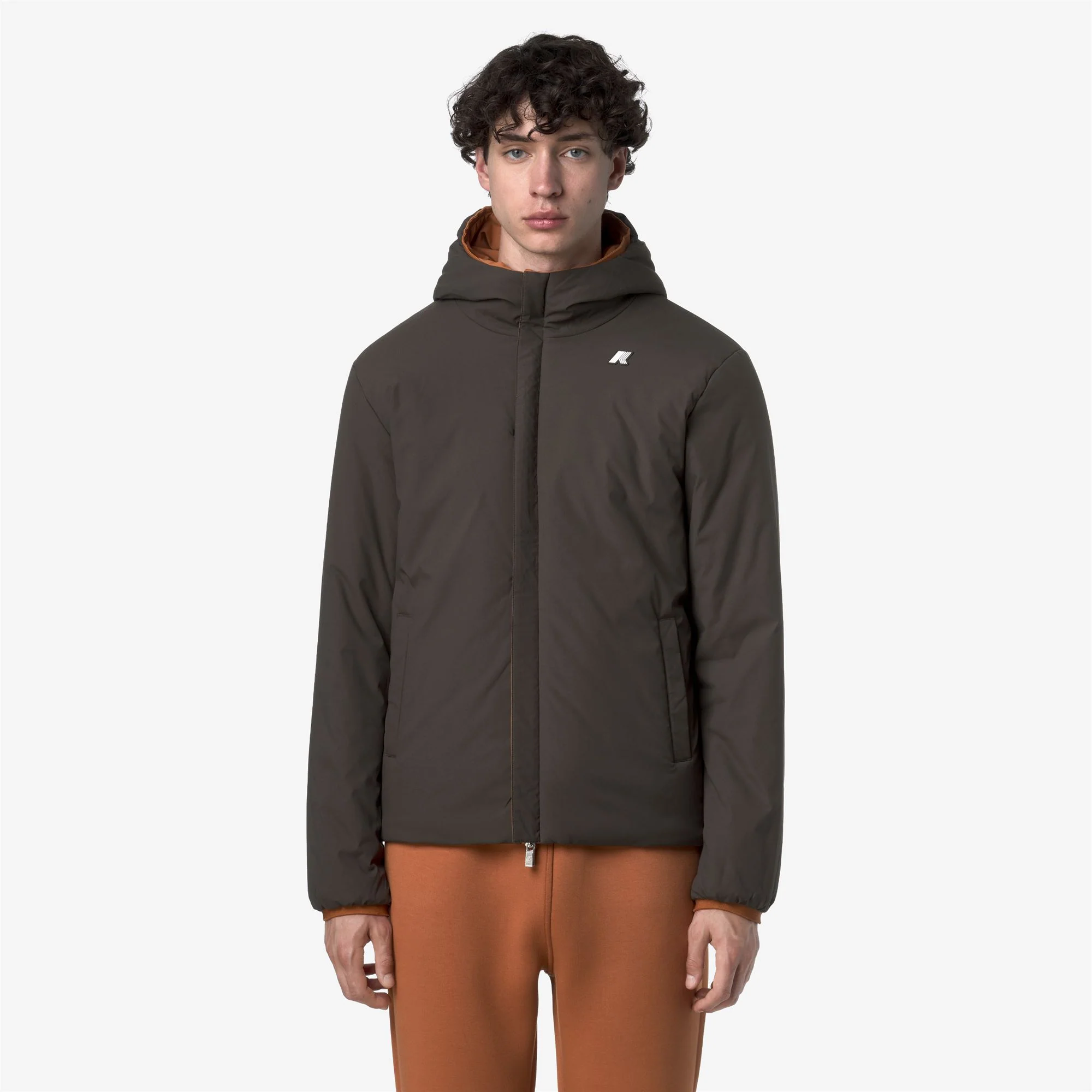 JACK ST WARM REVERSIBLE - Jackets - Short - Man - ORANGE ADOBE-BLACK OLIVE - Image 3