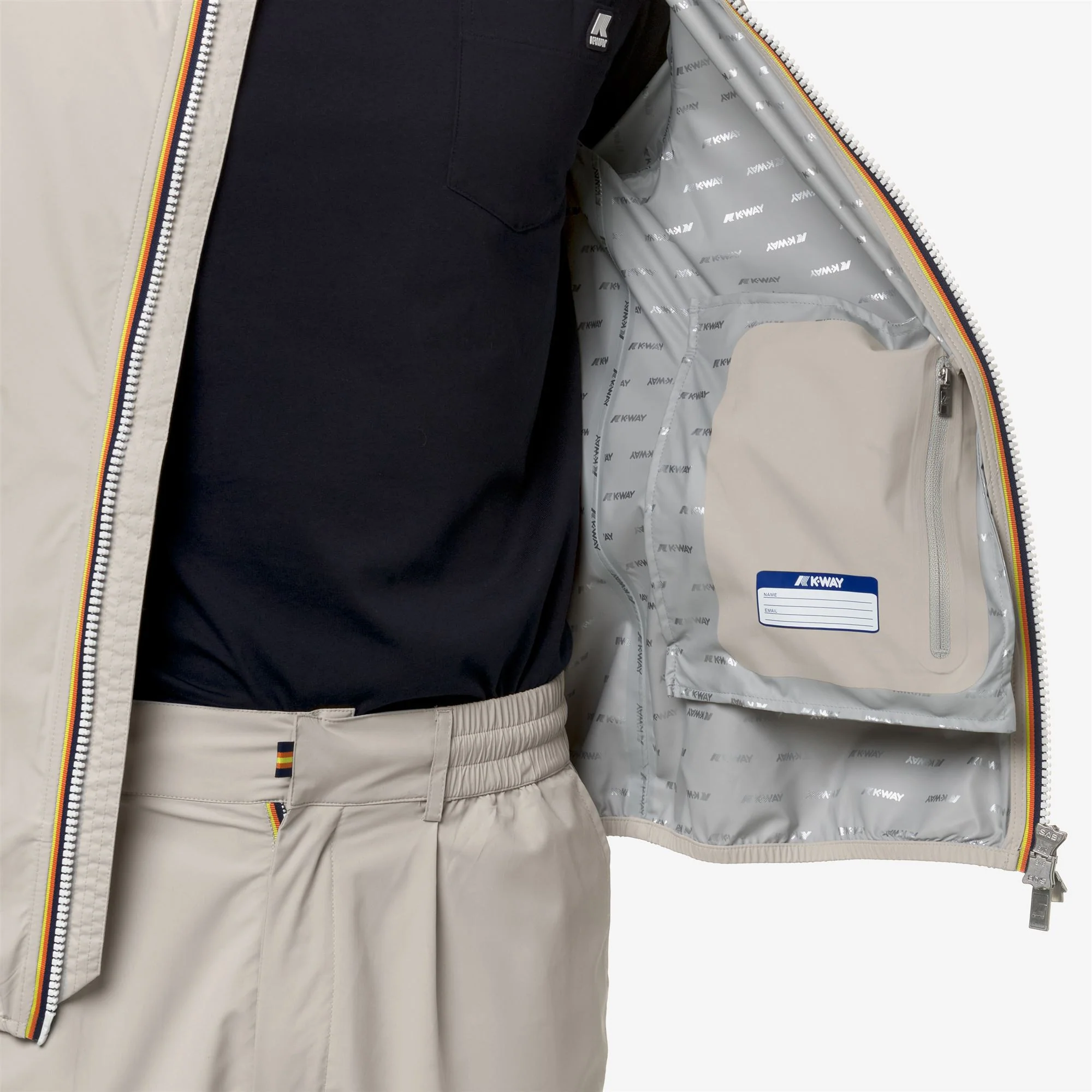 JACK STRETCH DOT - Jackets - Short - Man - BEIGE LT - Image 2