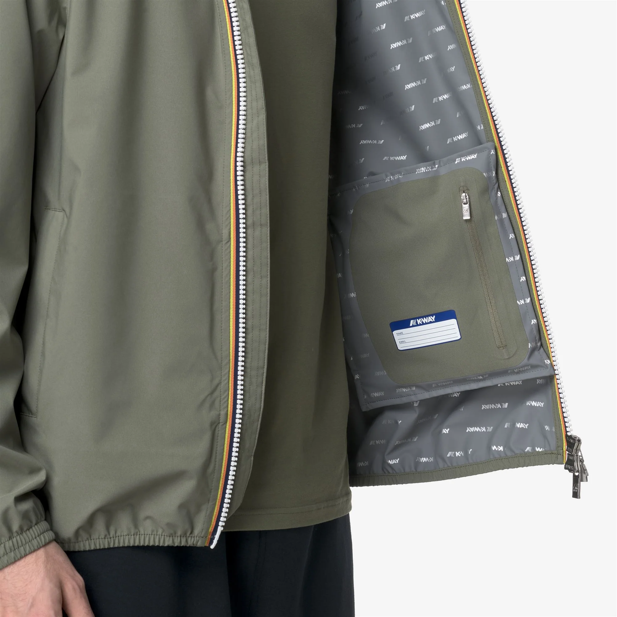JACK STRETCH DOT - Jackets - Short - Man - GREEN LICHEN - Image 2