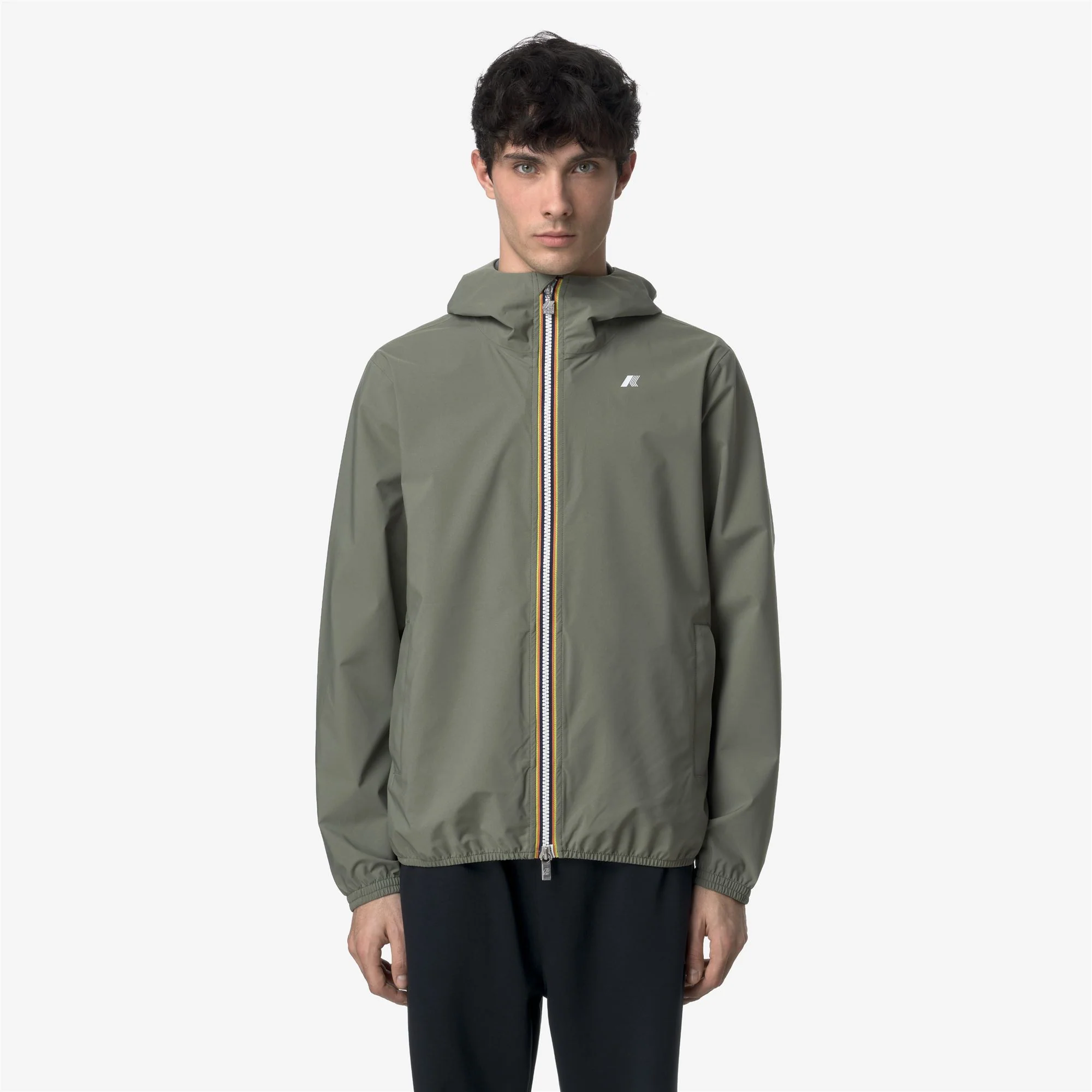 JACK STRETCH DOT - Jackets - Short - Man - GREEN LICHEN - Image 3