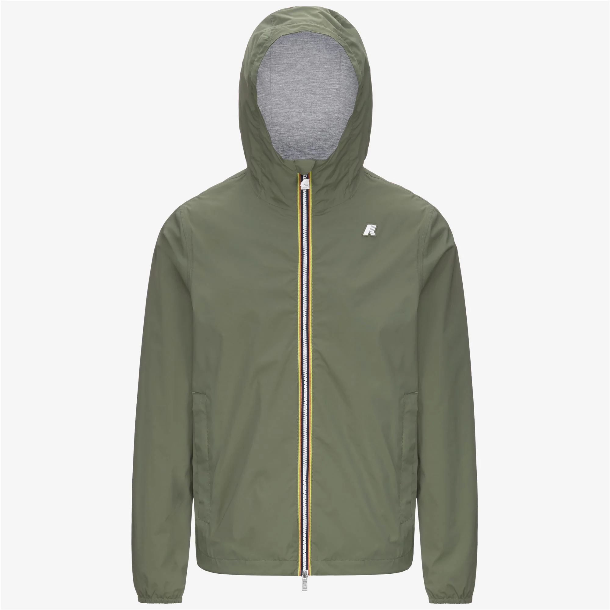 JACK STRETCH NYLON JERSEY - Jackets - Short - Man - GREEN LICHEN
