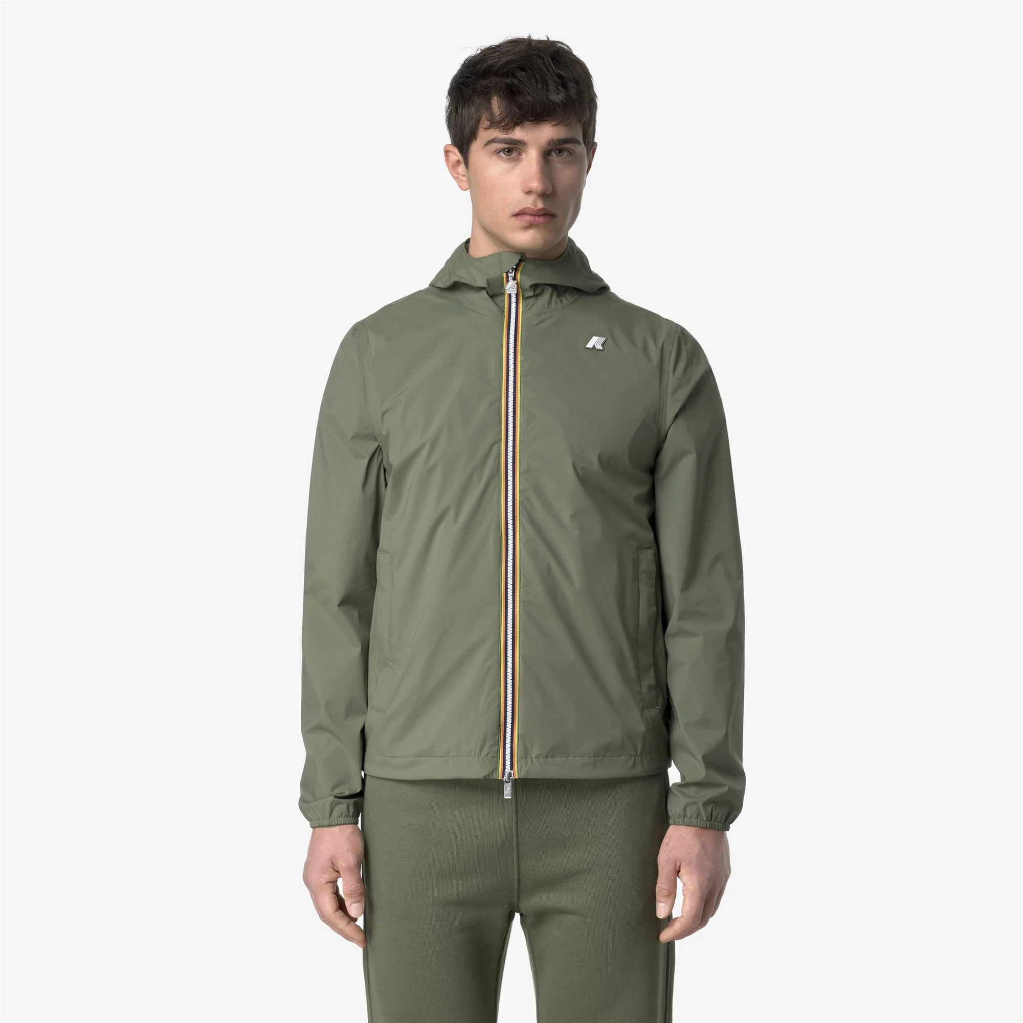 JACK STRETCH NYLON JERSEY - Jackets - Short - Man - GREEN LICHEN - Image 3