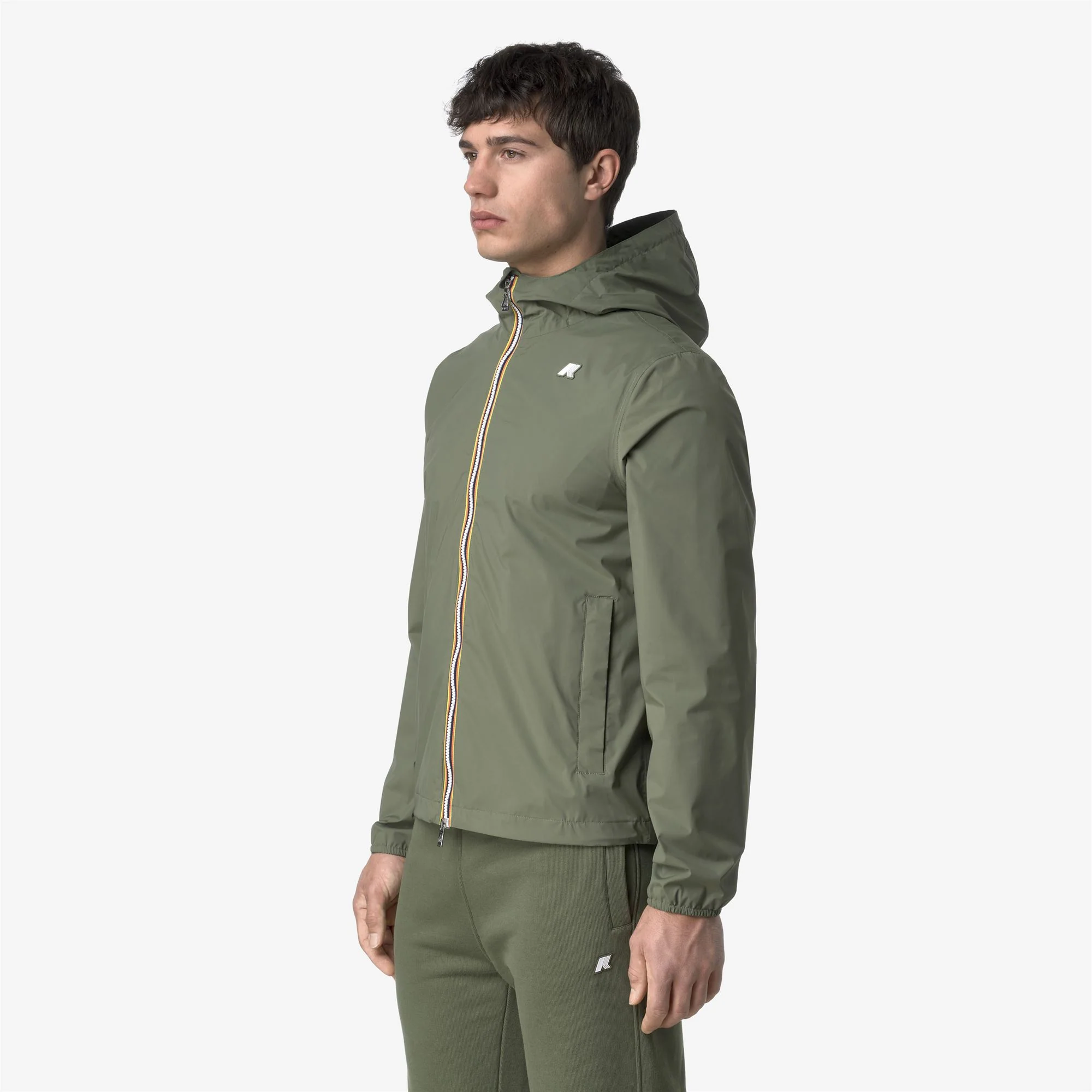 JACK STRETCH NYLON JERSEY - Jackets - Short - Man - GREEN LICHEN - Image 4