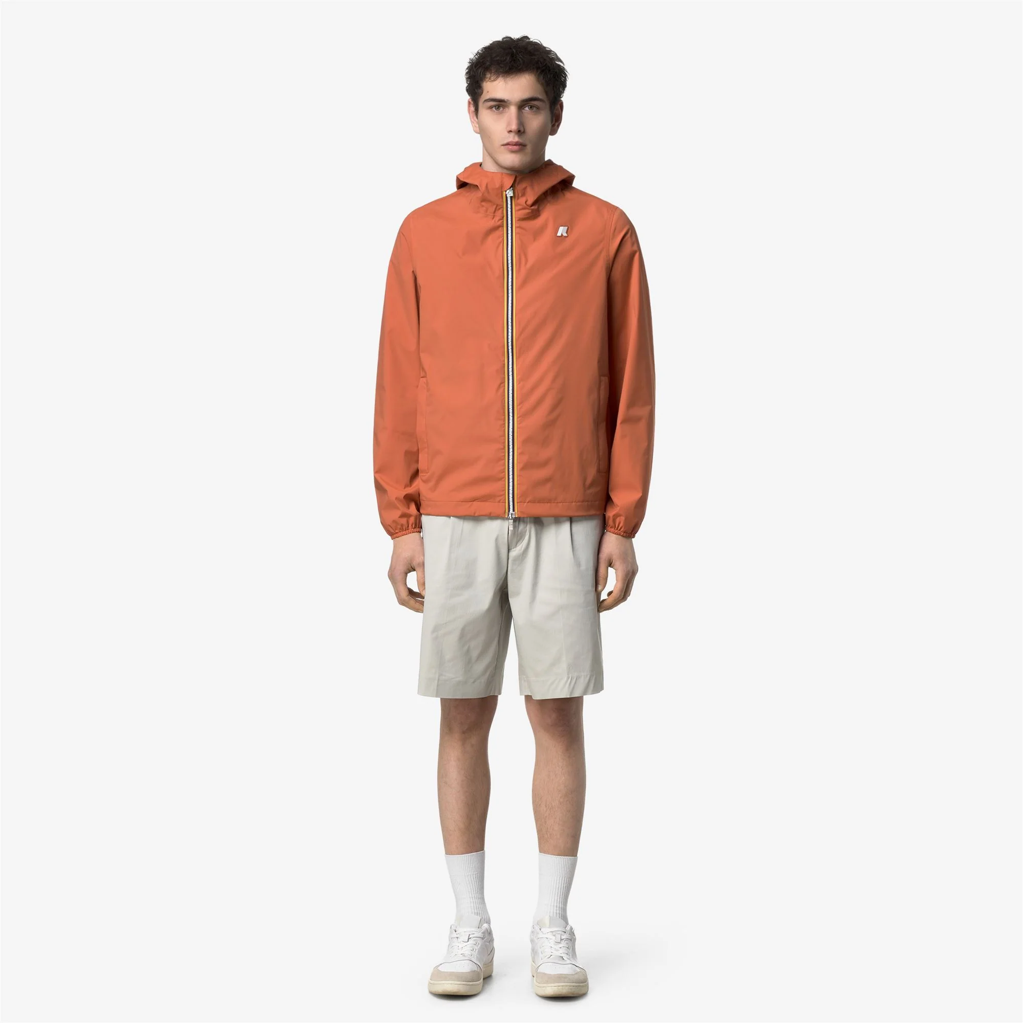 JACK  STRETCH NYLON JERSEY - Jackets - Short - Man - ORANGE BROWNISH - Image 3