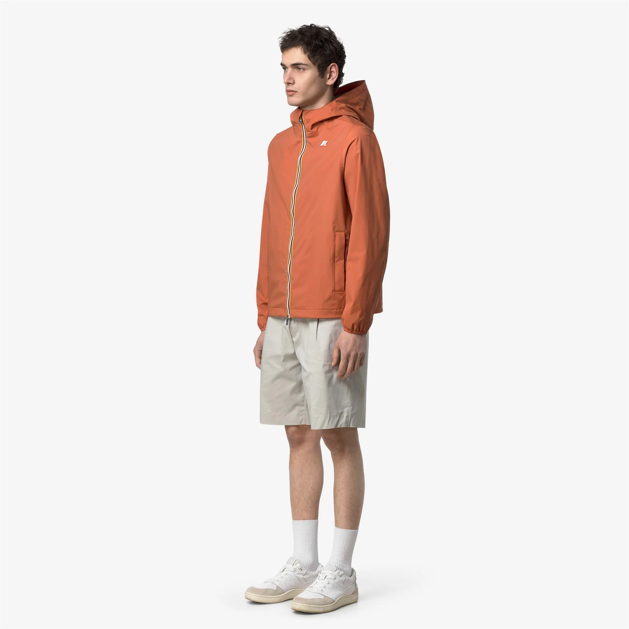 JACK  STRETCH NYLON JERSEY - Jackets - Short - Man - ORANGE BROWNISH - Image 4