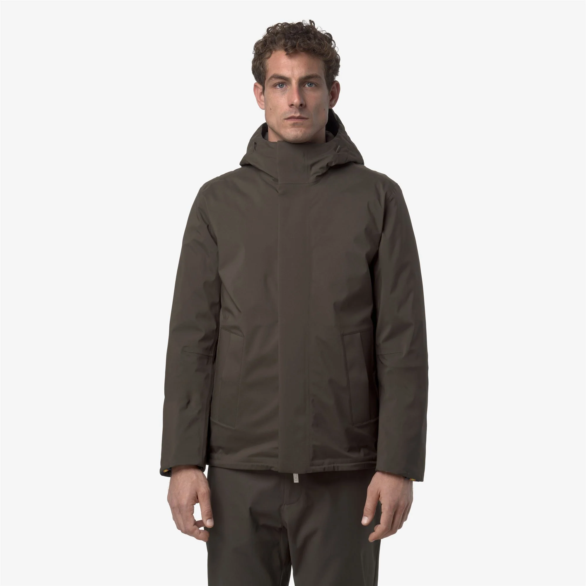 JACKEN BONDED PADDED - Jackets - Short - Man - BLACK OLIVE COMBO - Image 4