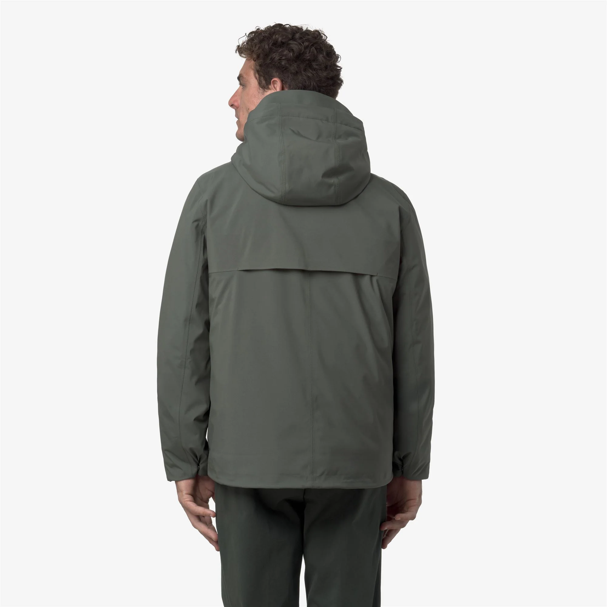 JACKEN BONDED PADDED - Jackets - Short - Man - GREEN BLACKISH COMBO - Image 6
