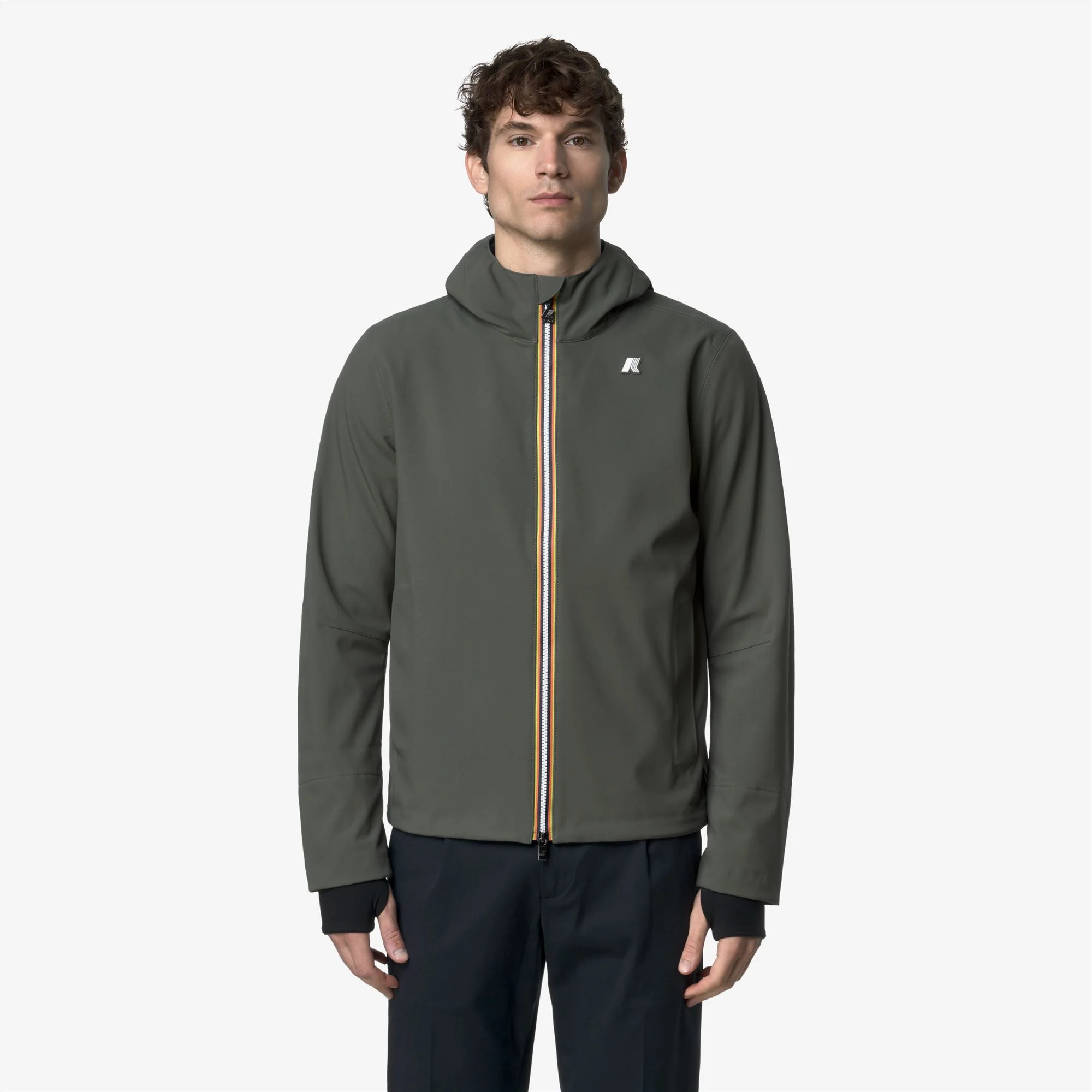 JACKO BONDED - Jackets - Short - Man - GREEN BLACKISH-BLUE DEPTH - Image 3