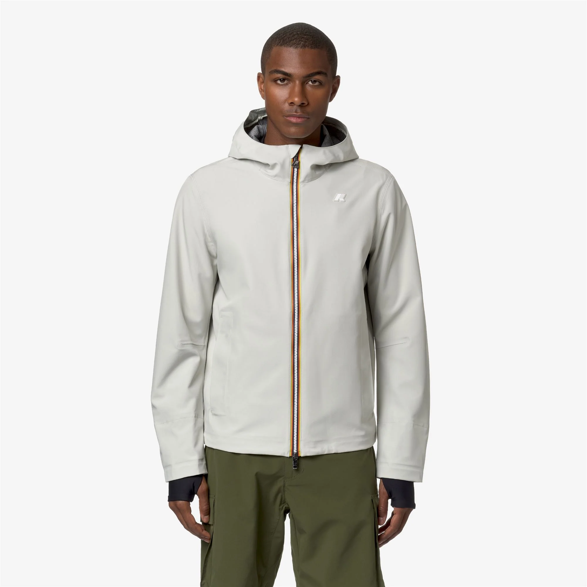 JACKO BONDED JERSEY - Jackets - Short - Man - BEIGE LT - Image 3
