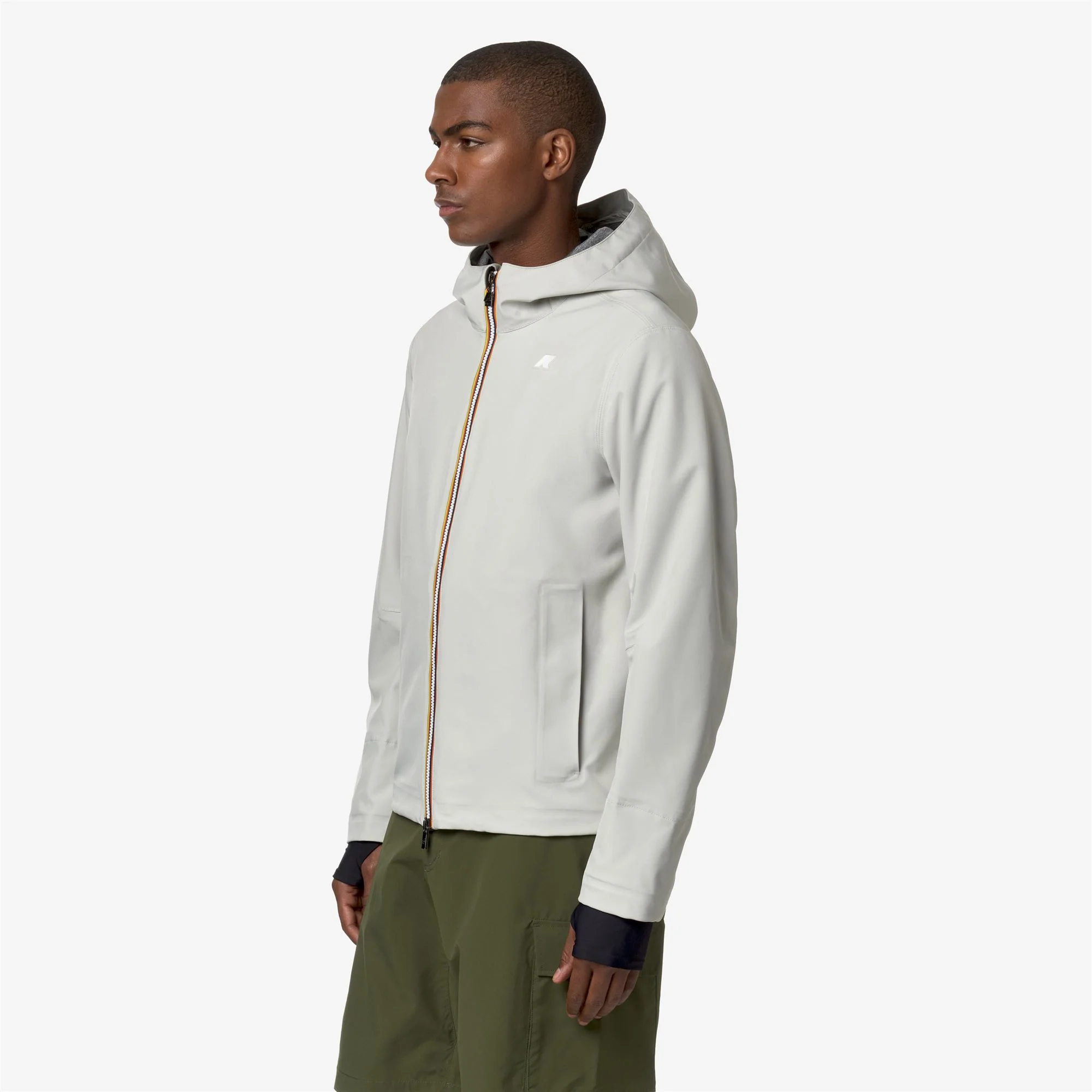 JACKO BONDED JERSEY - Jackets - Short - Man - BEIGE LT - Image 4