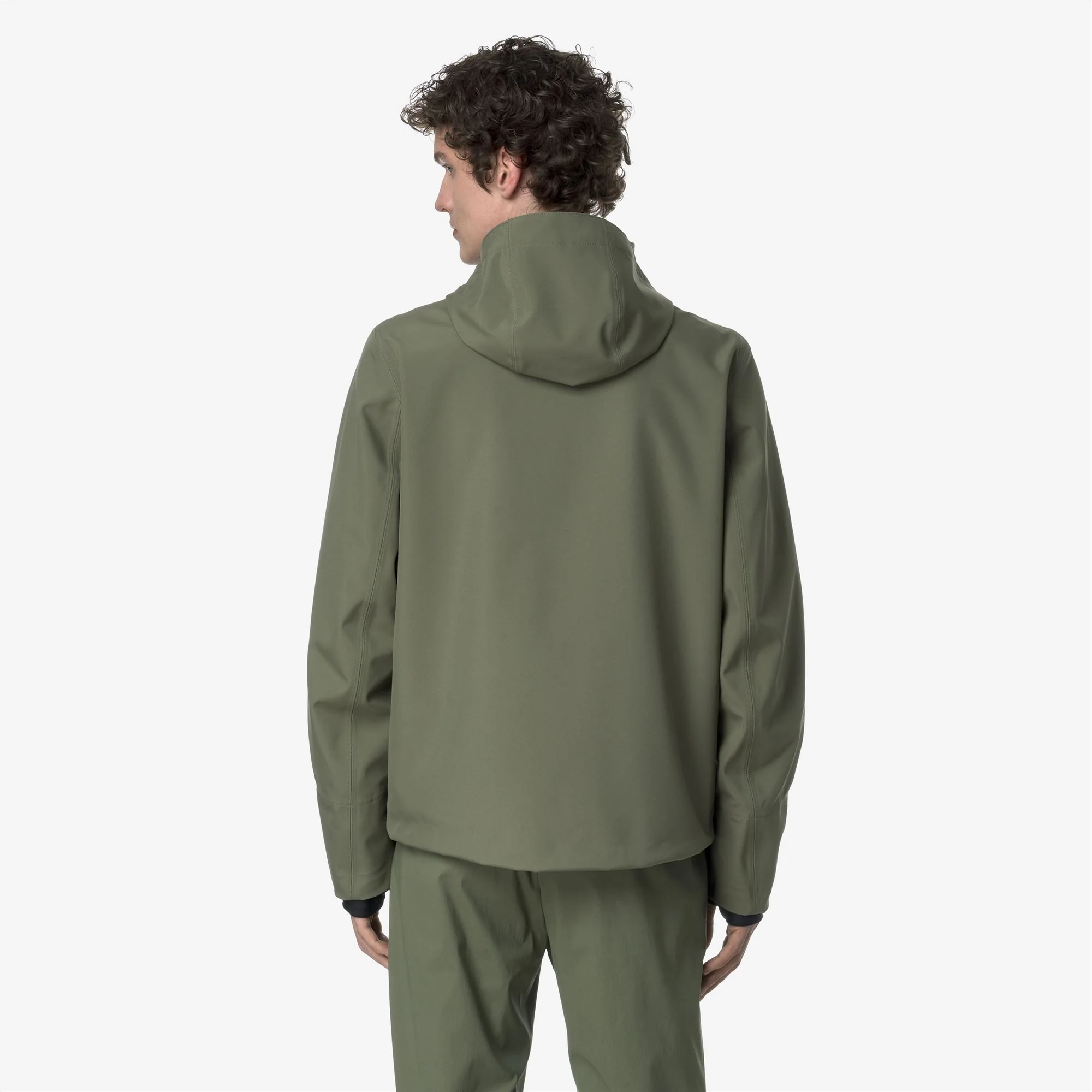 JACKO BONDED JERSEY - Jackets - Short - Man - GREEN LICHEN - Image 5
