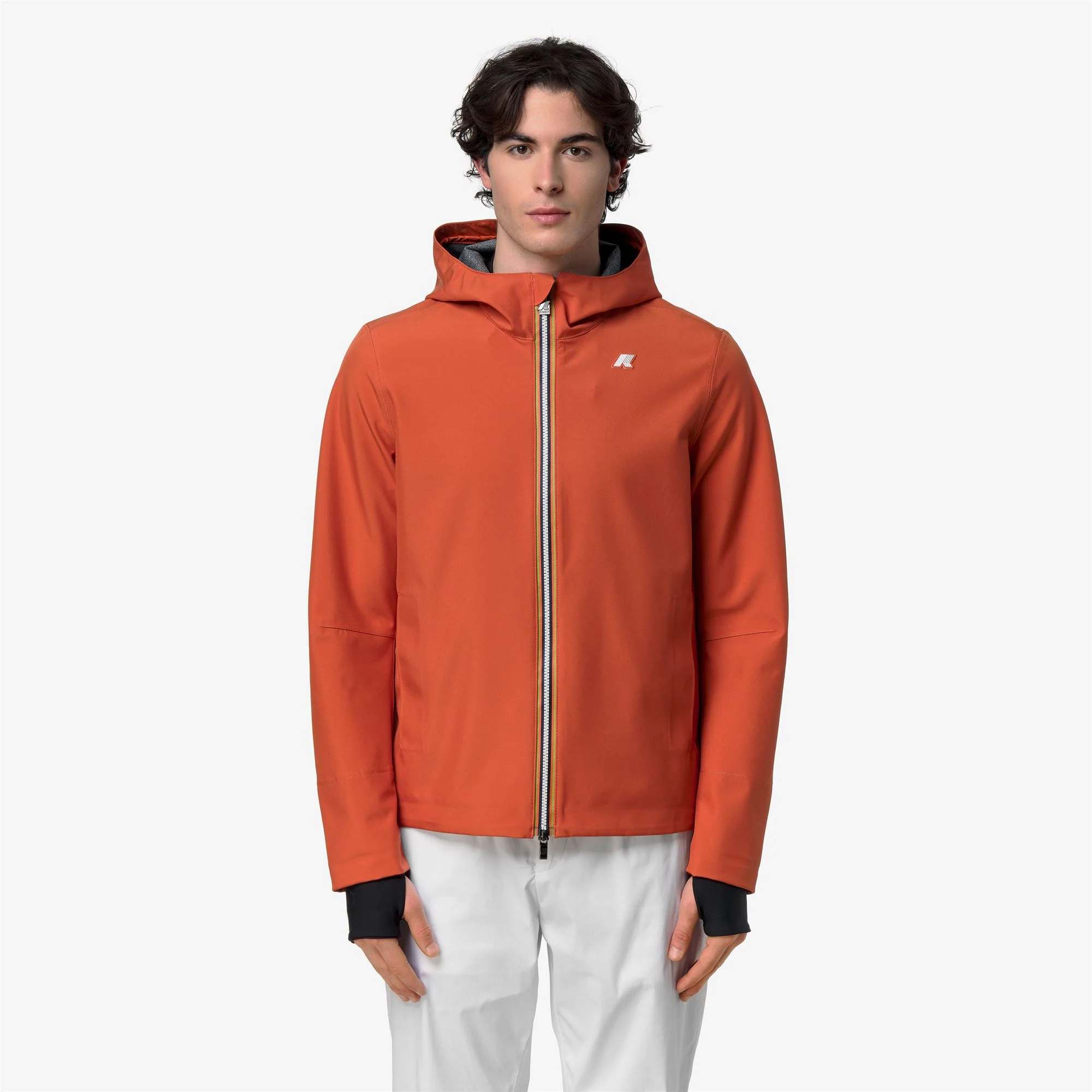 JACKO BONDED JERSEY - Jackets - Short - Man - ORANGE BROWNISH - Image 3