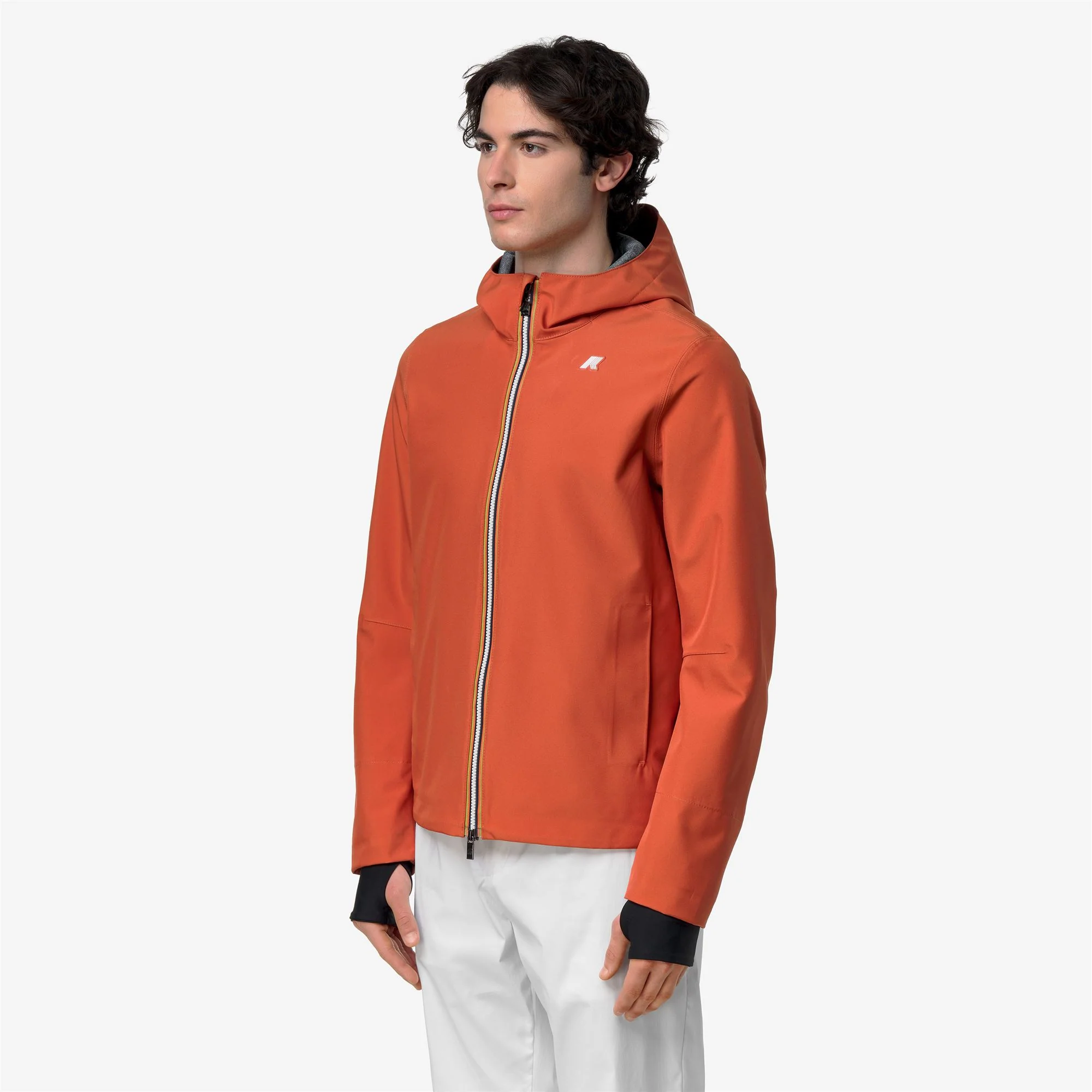 JACKO BONDED JERSEY - Jackets - Short - Man - ORANGE BROWNISH - Image 4